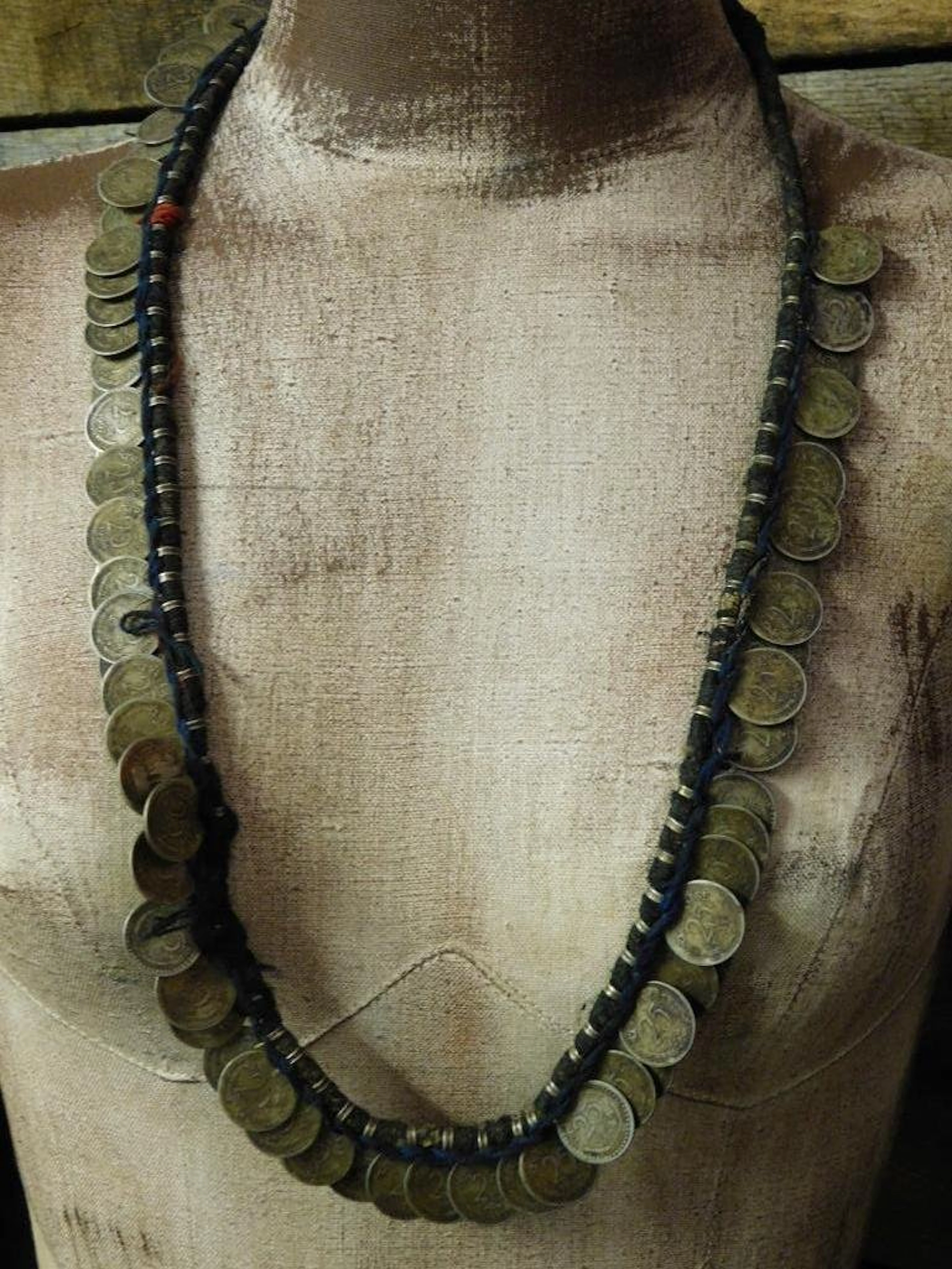 INDIA NECKLACE COINS HAND MADE TRADING