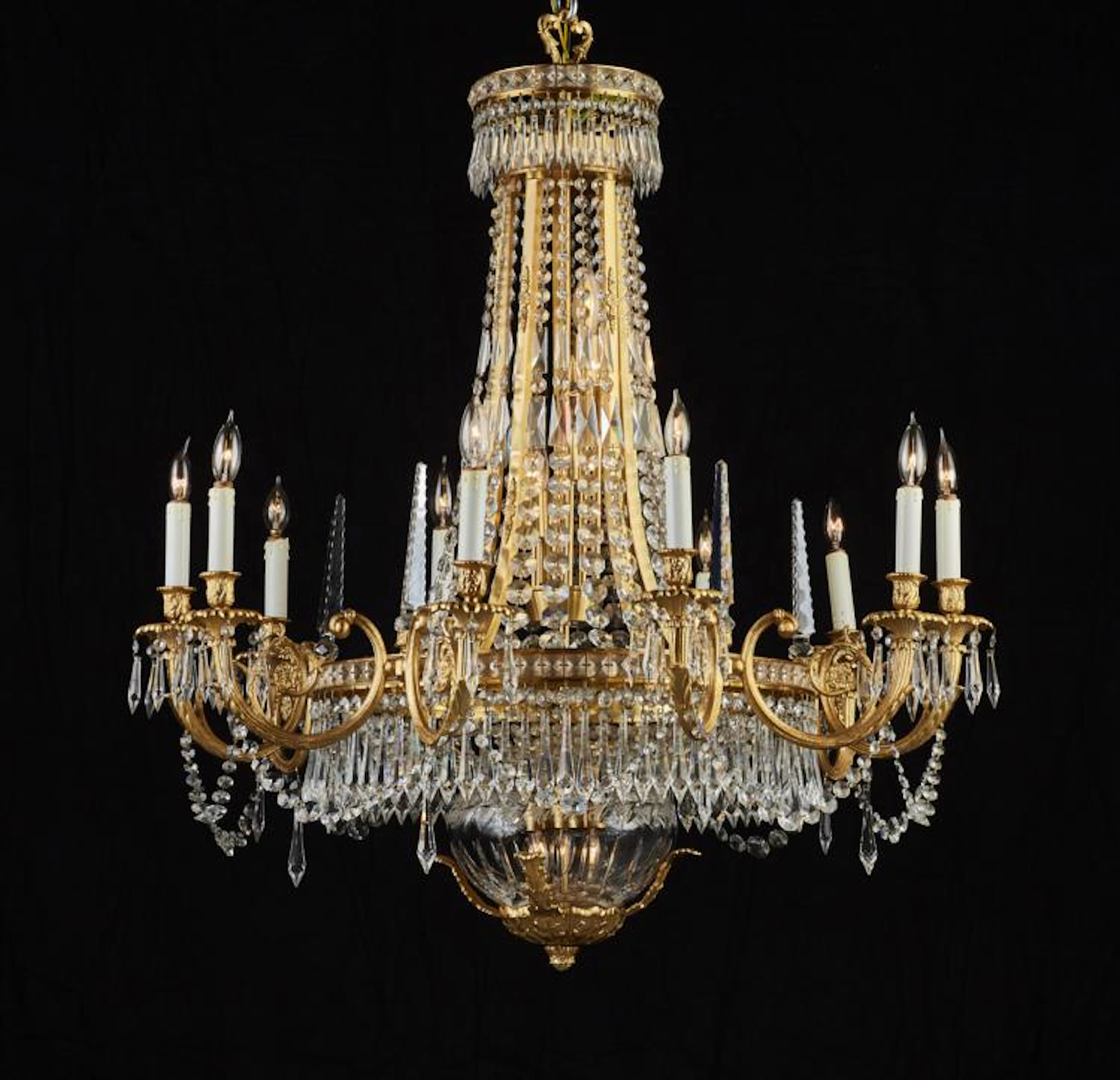 Neoclassical Plaza Hotel NY - Crystal Chandelier