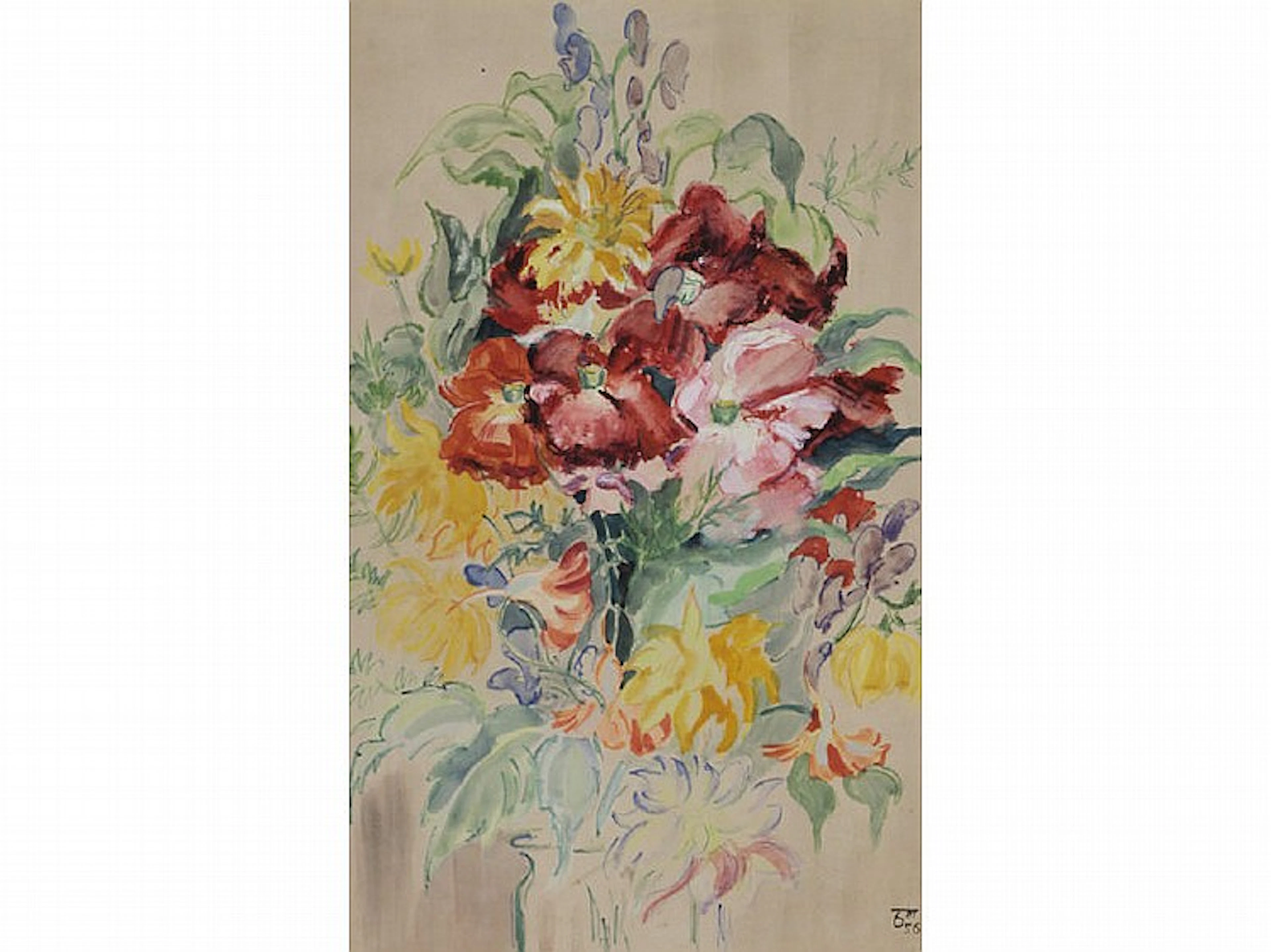 TORTIANA G BRUNI (1902-1979) Watercolor