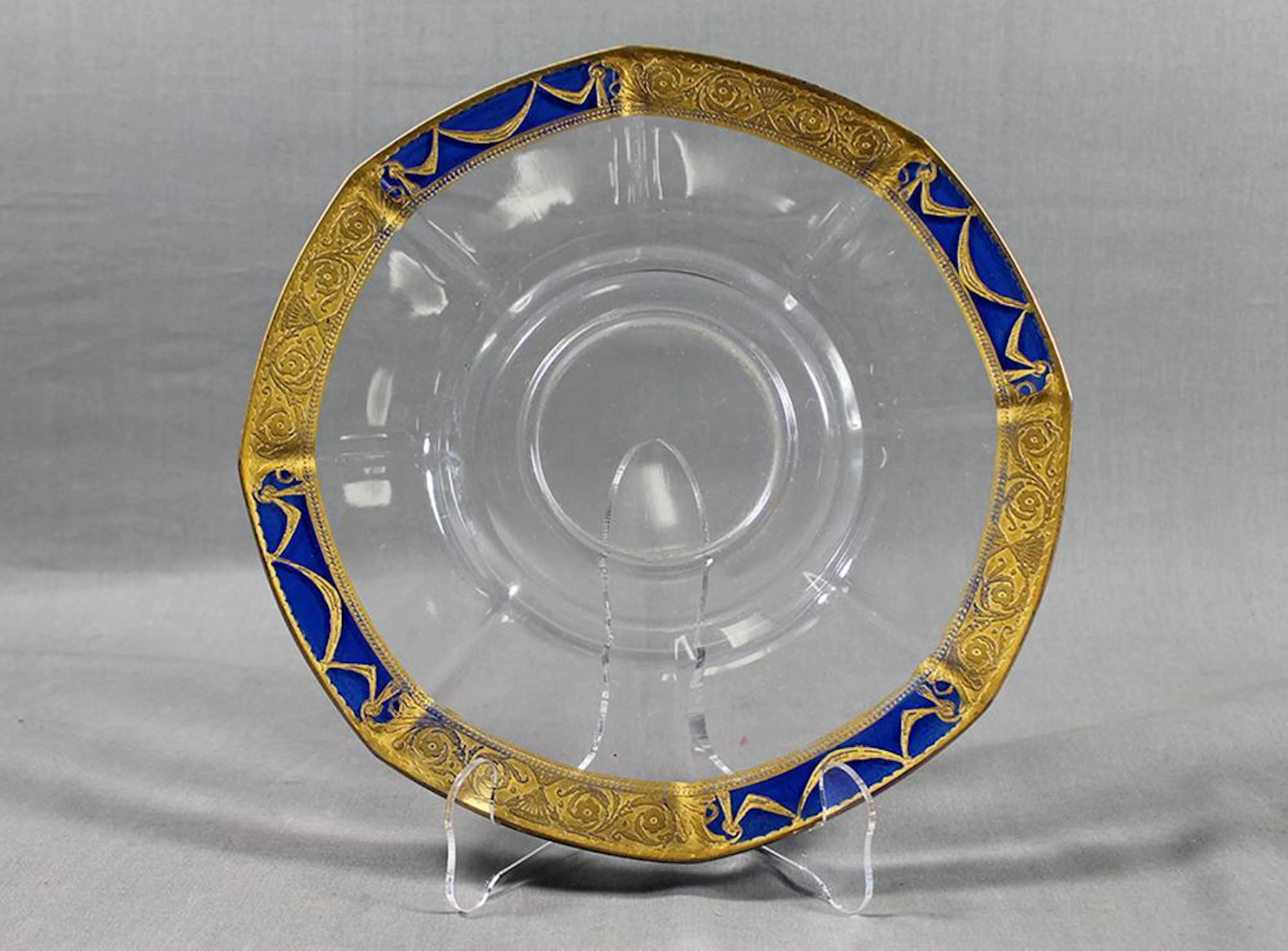 MORANO GILT RIM GLASSWARE