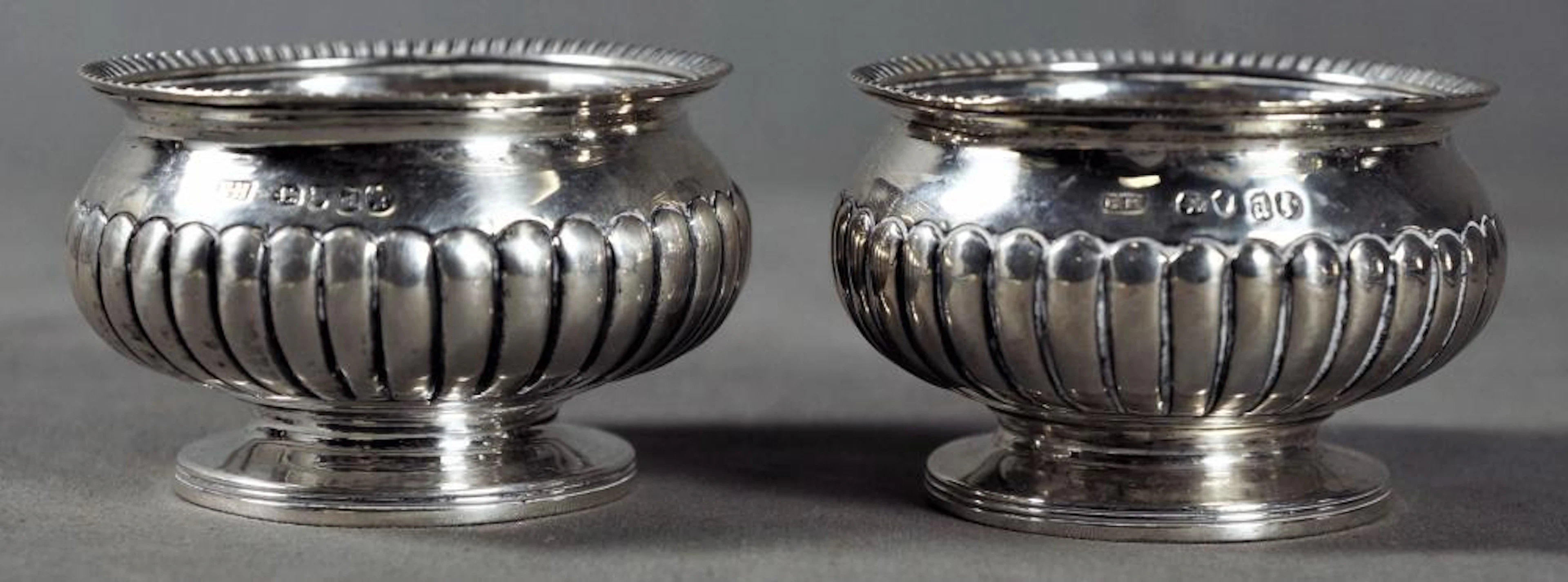 SET OF ENGLISH SILVER SUGARS