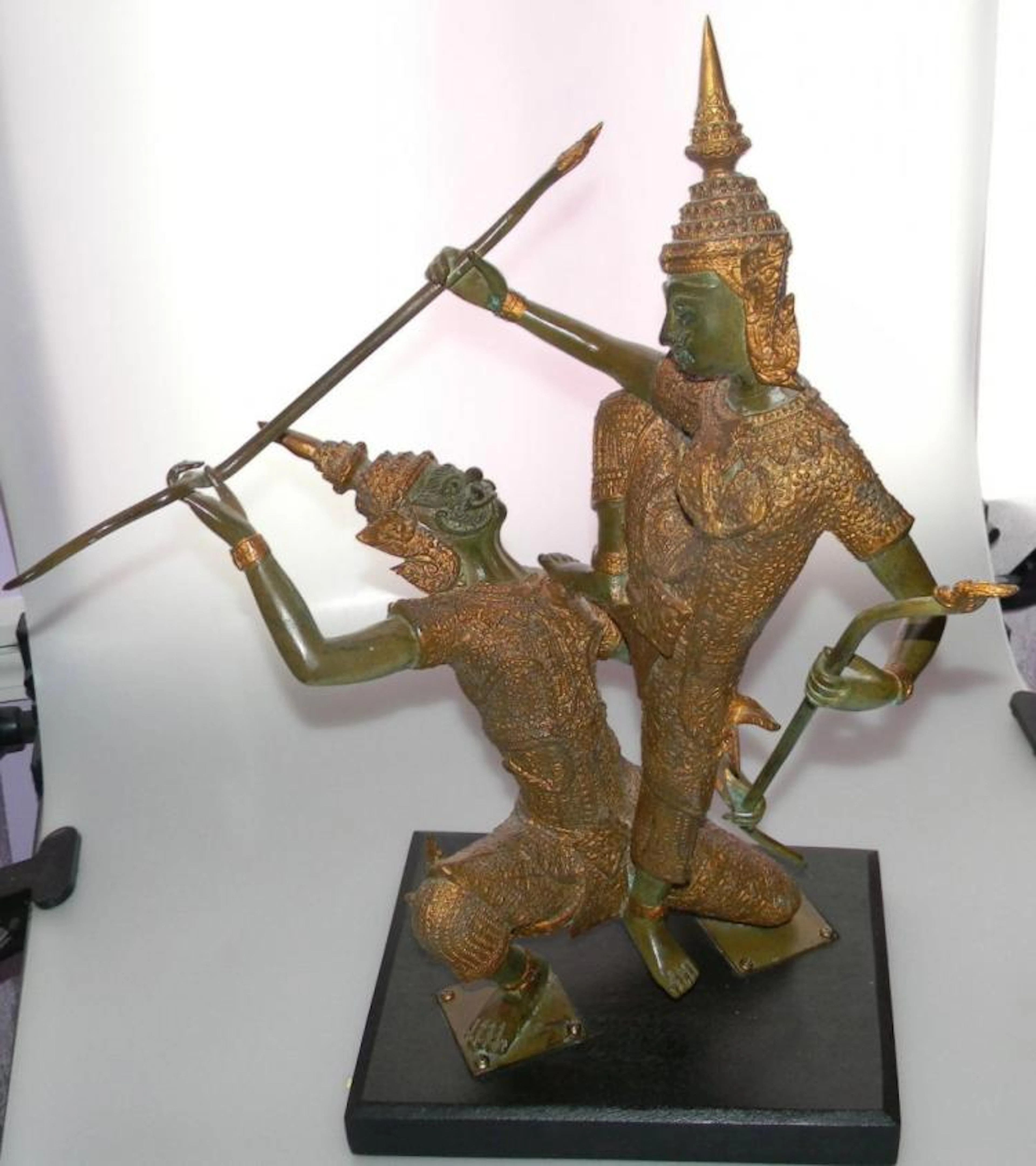 The Battle Between Phra Ram&Thotsakan Statue W1253
