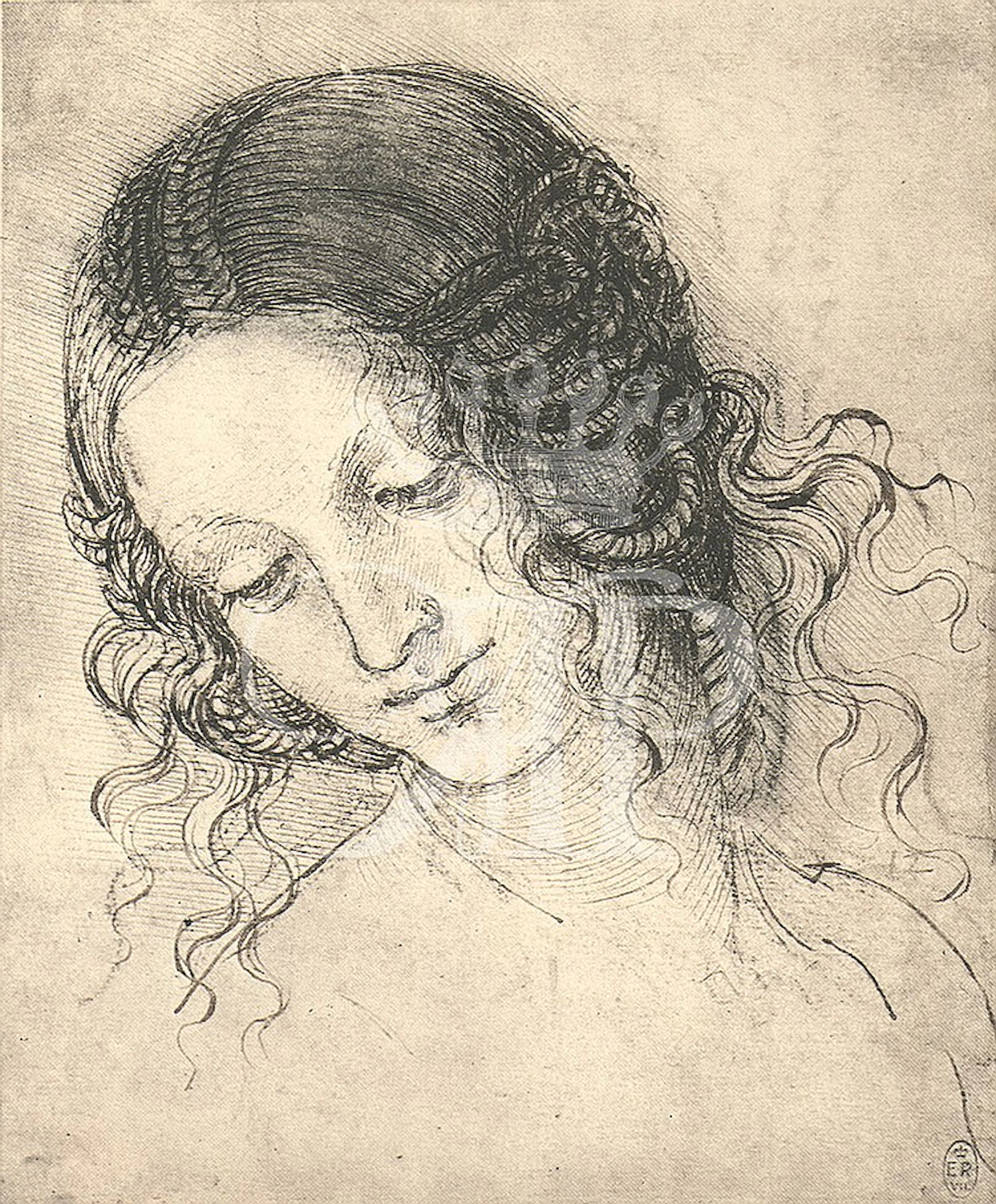 The Head of a Woman, Cleopatra with the Asp