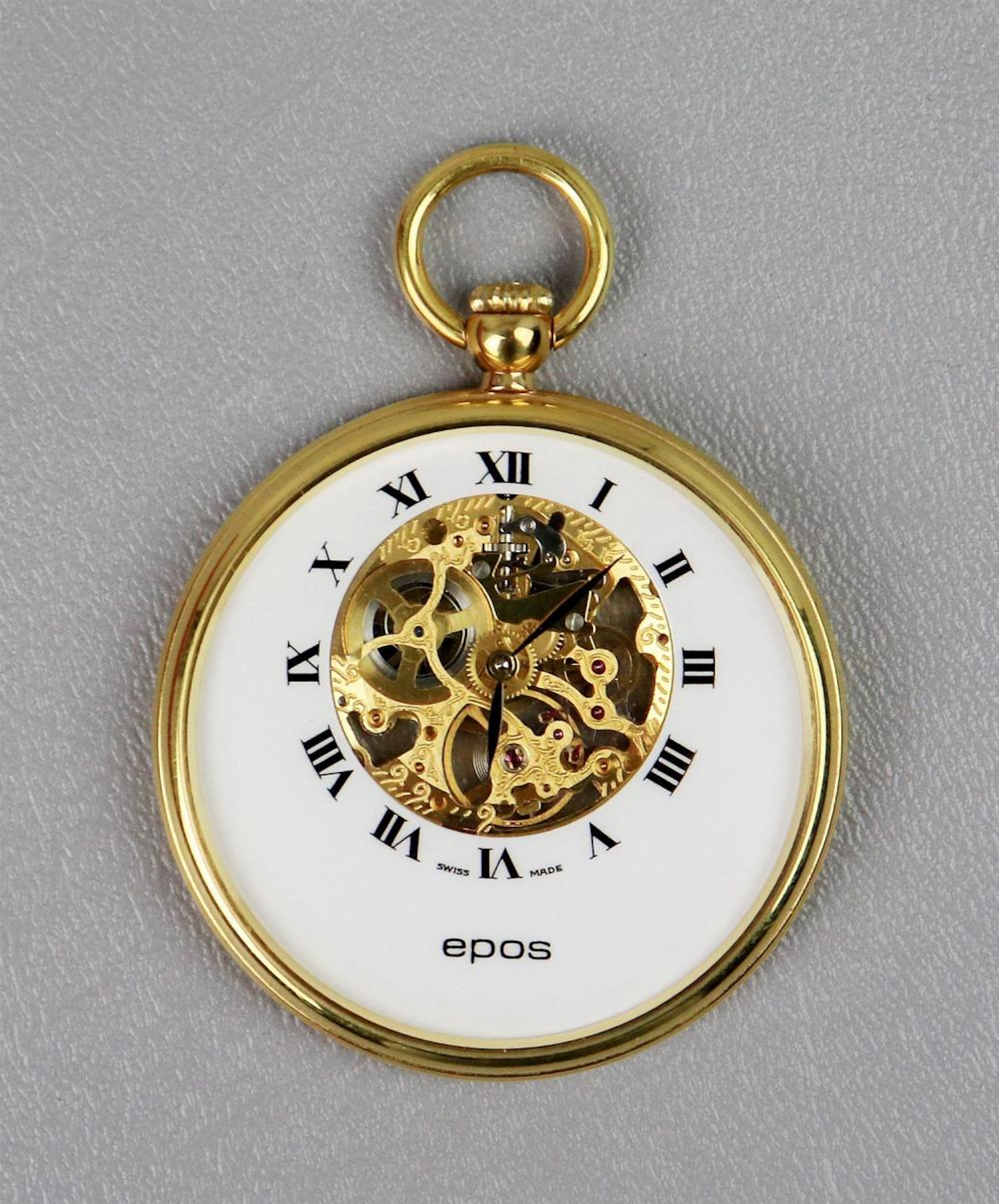 Epos Open Face Pocket Watch