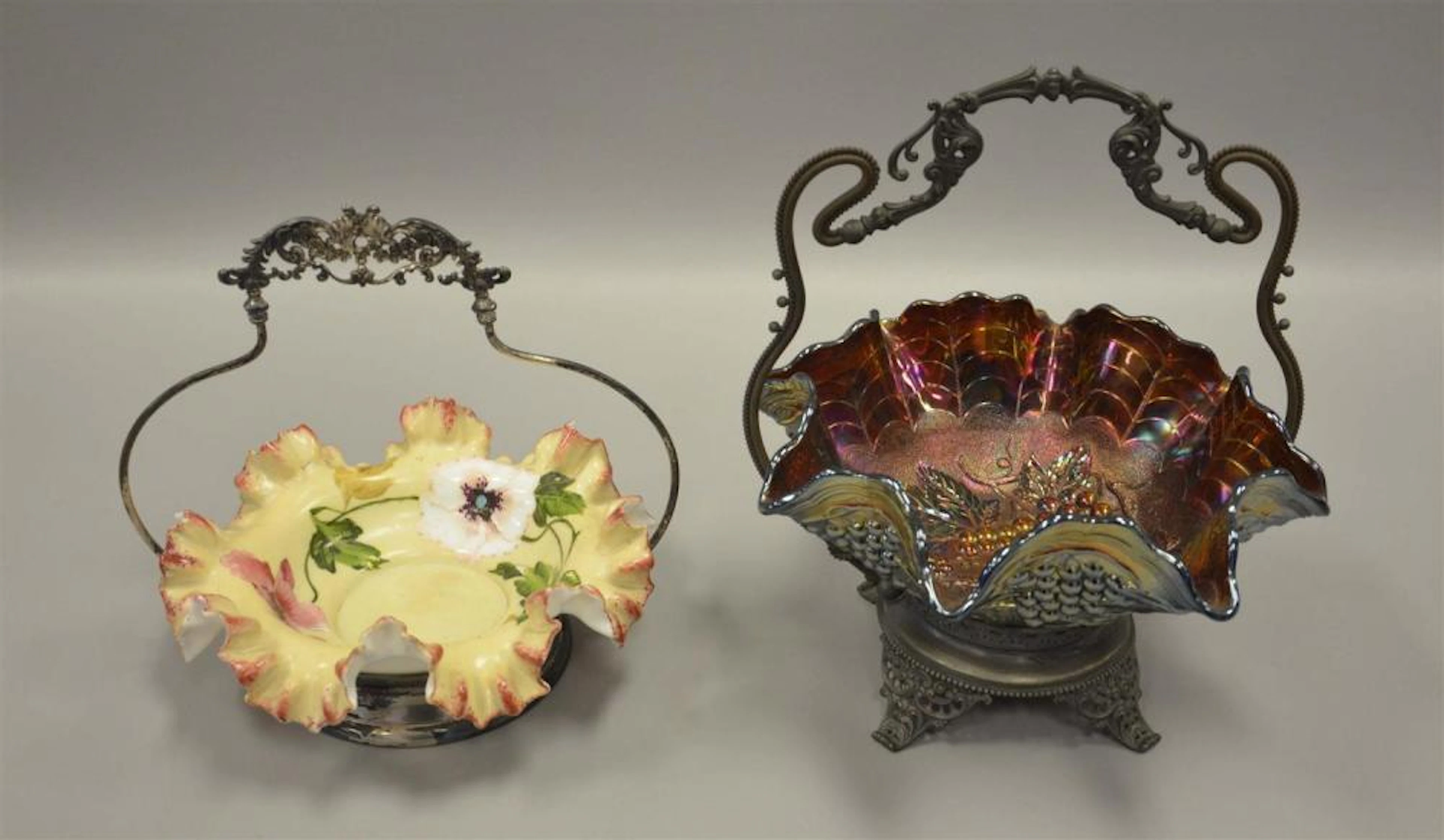 (2) Brides baskets