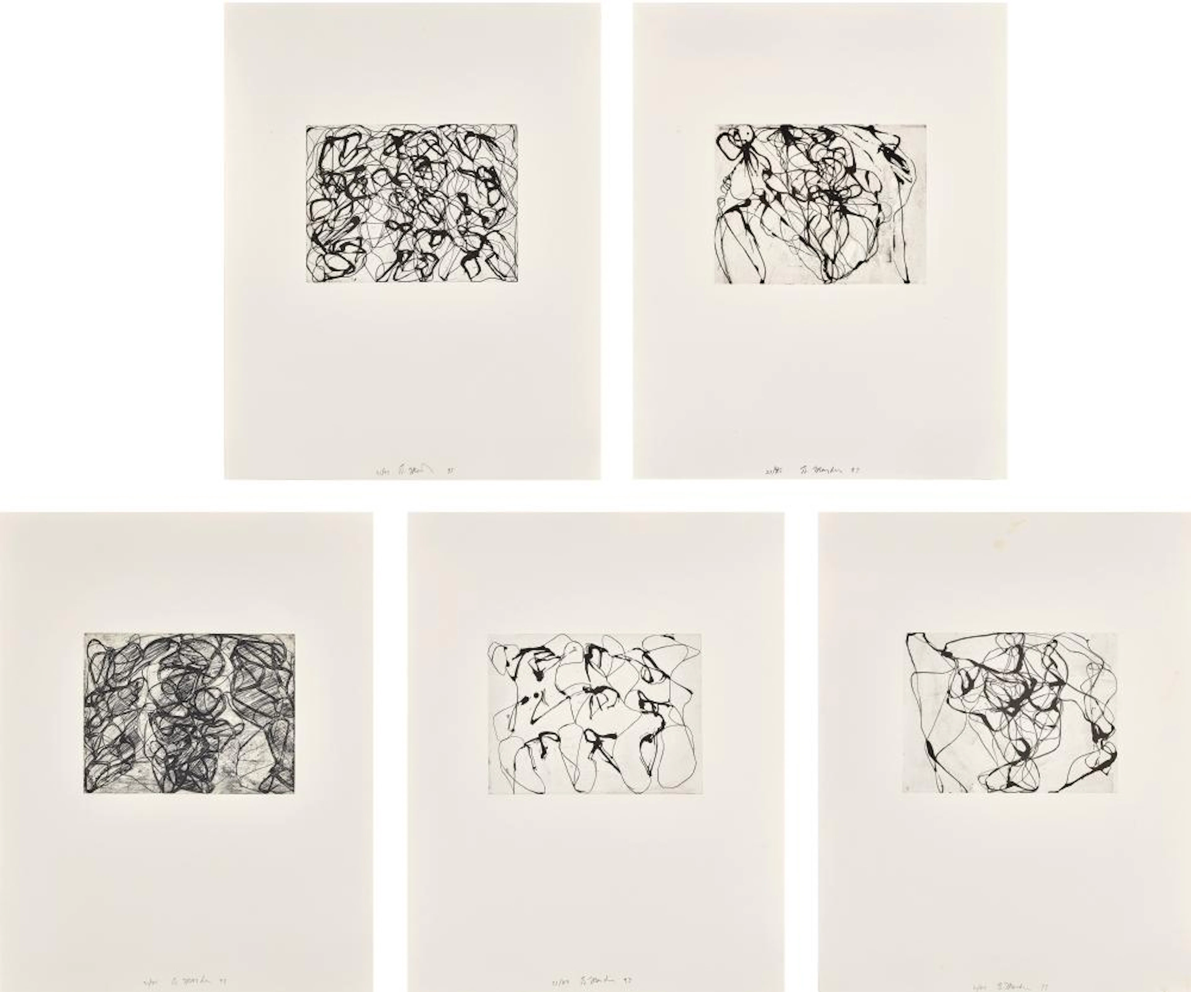 BRICE MARDEN (1938-2023, American), After Botticelli 1992-93