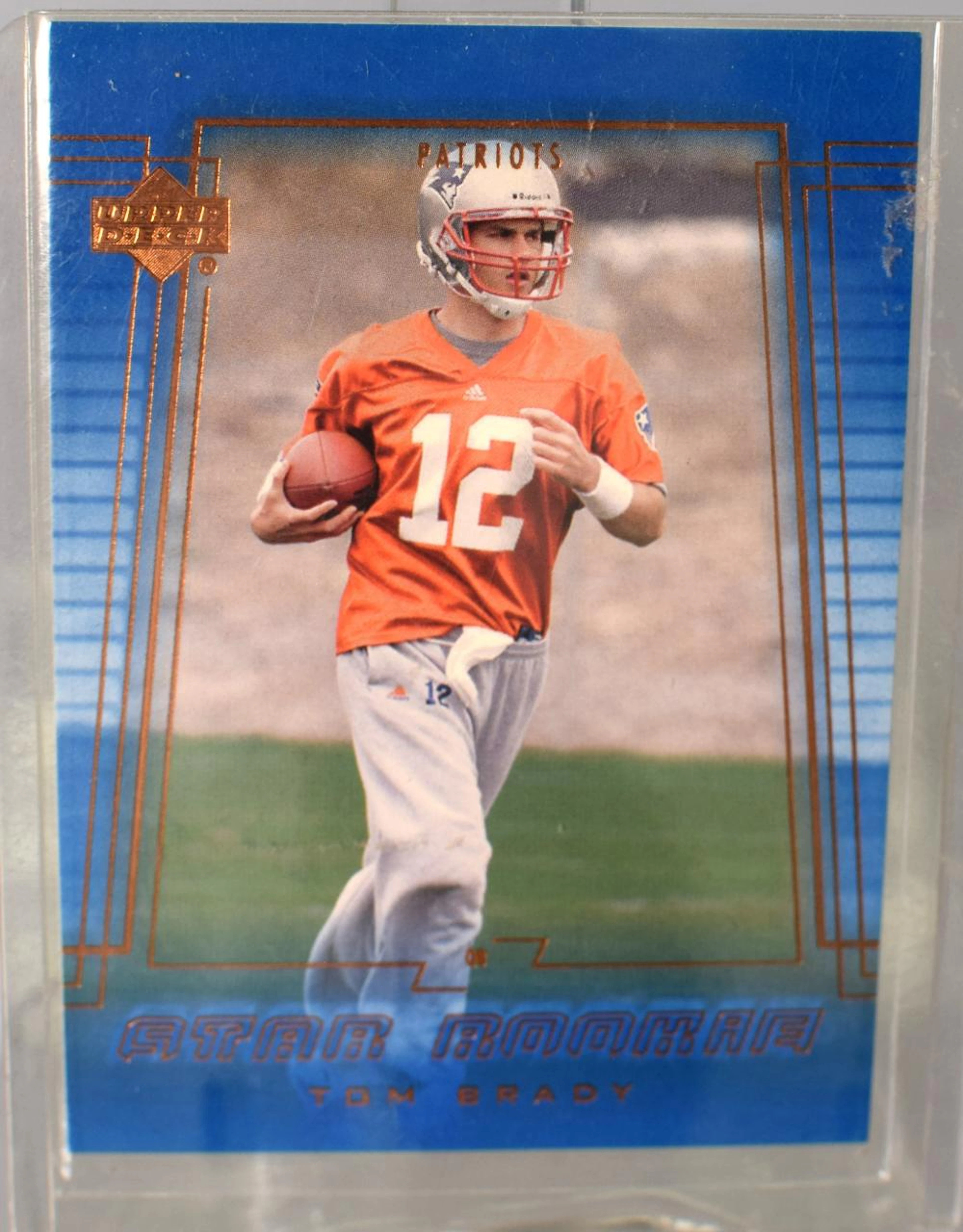 2000 UPPER DECK TOM BRADY ROOKIE CARD #254