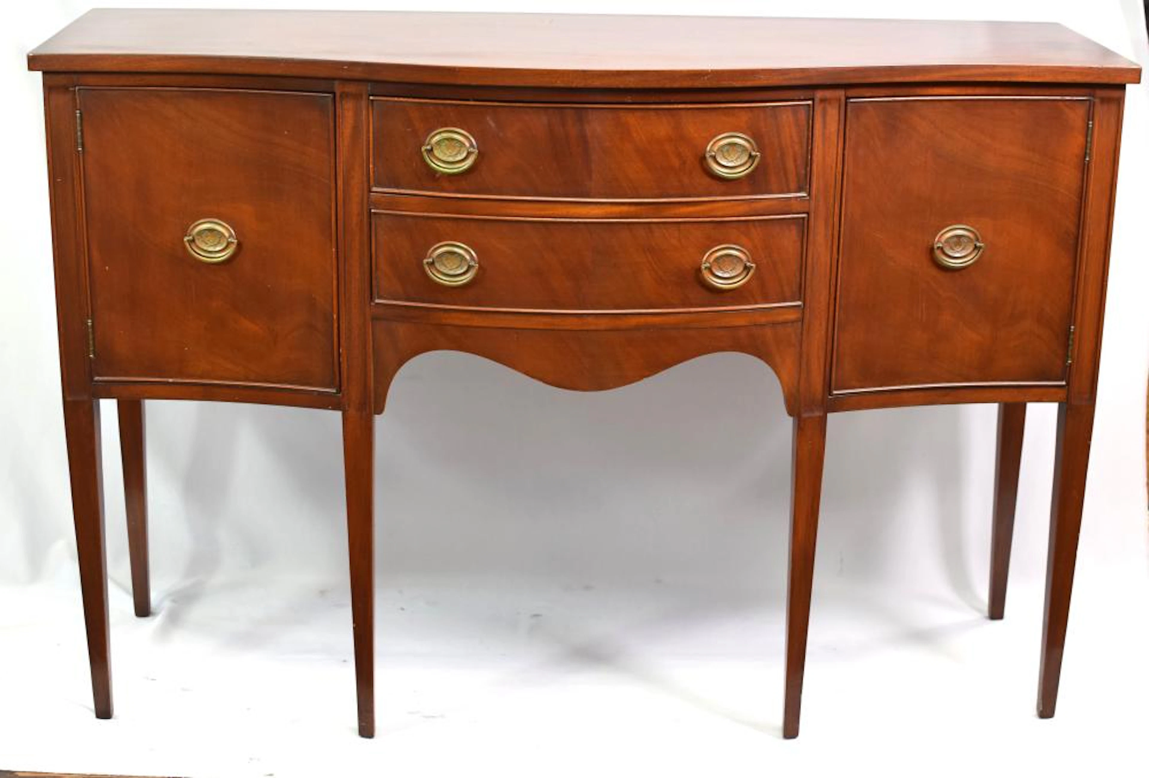 PAINE FURNITURE MAHOGANY SIDEBOARD.