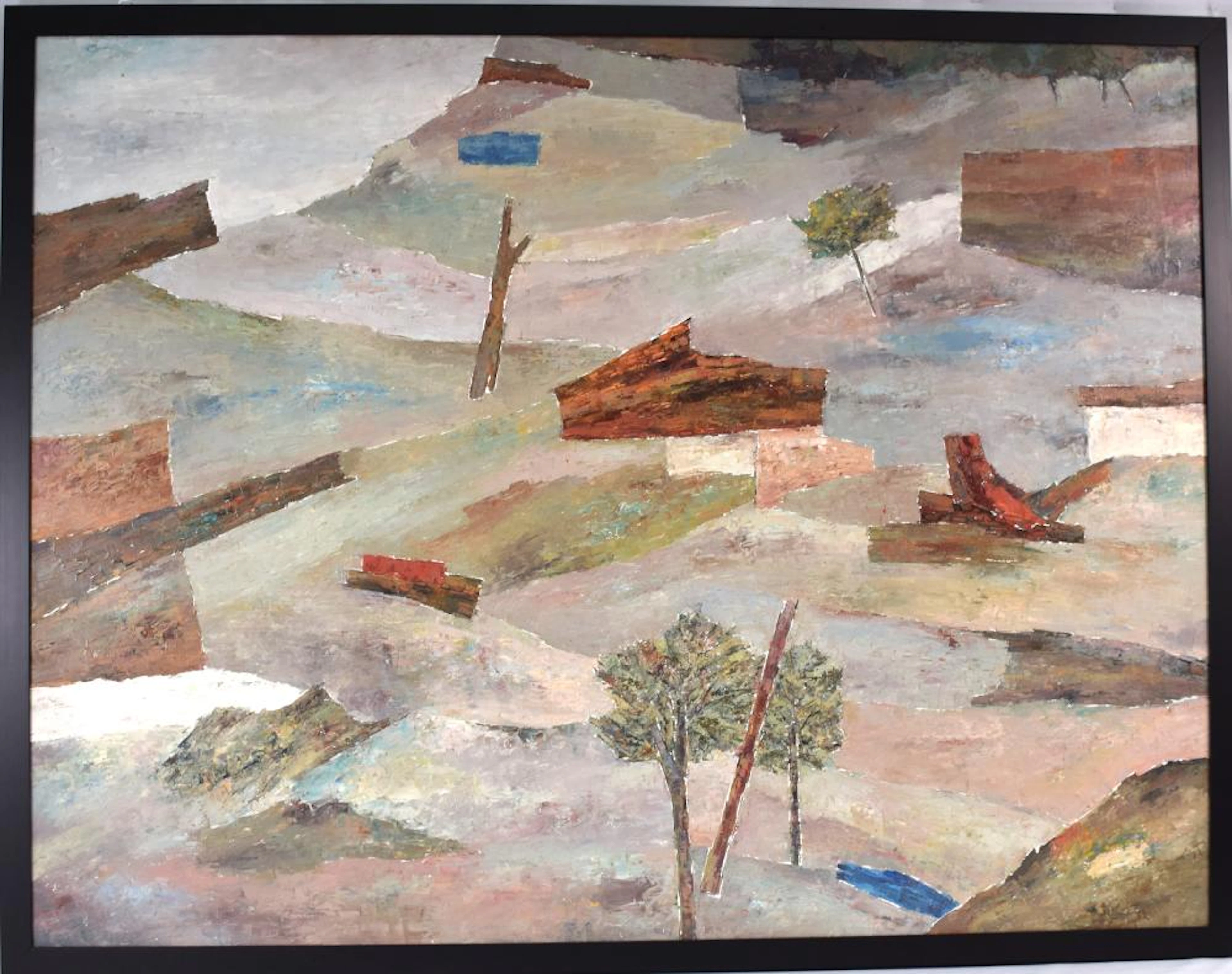 RAM KUMAR OIL PAINTING