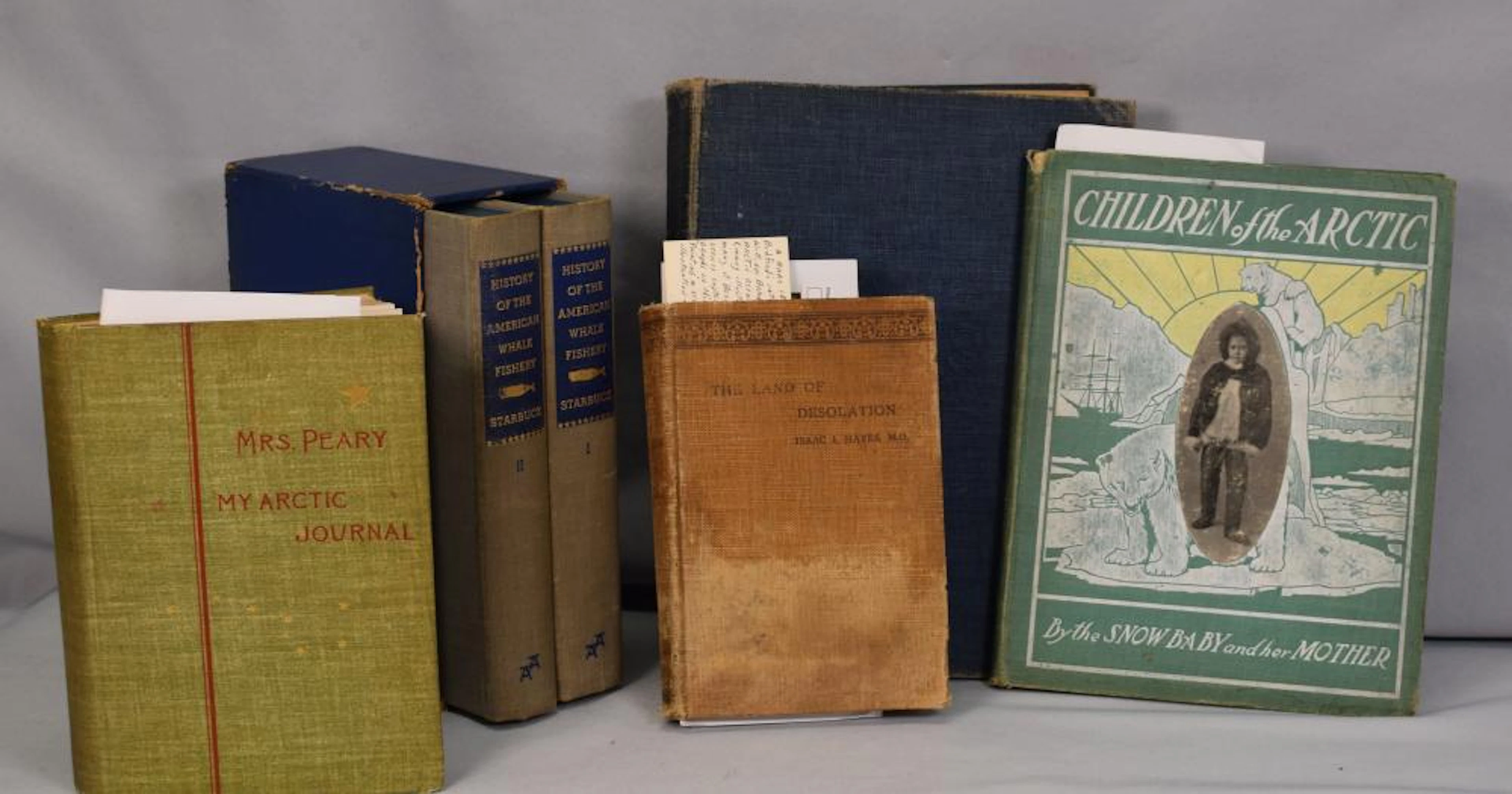 ASSORTMENT OF WHALING AND EXPLORATORY BOOKS