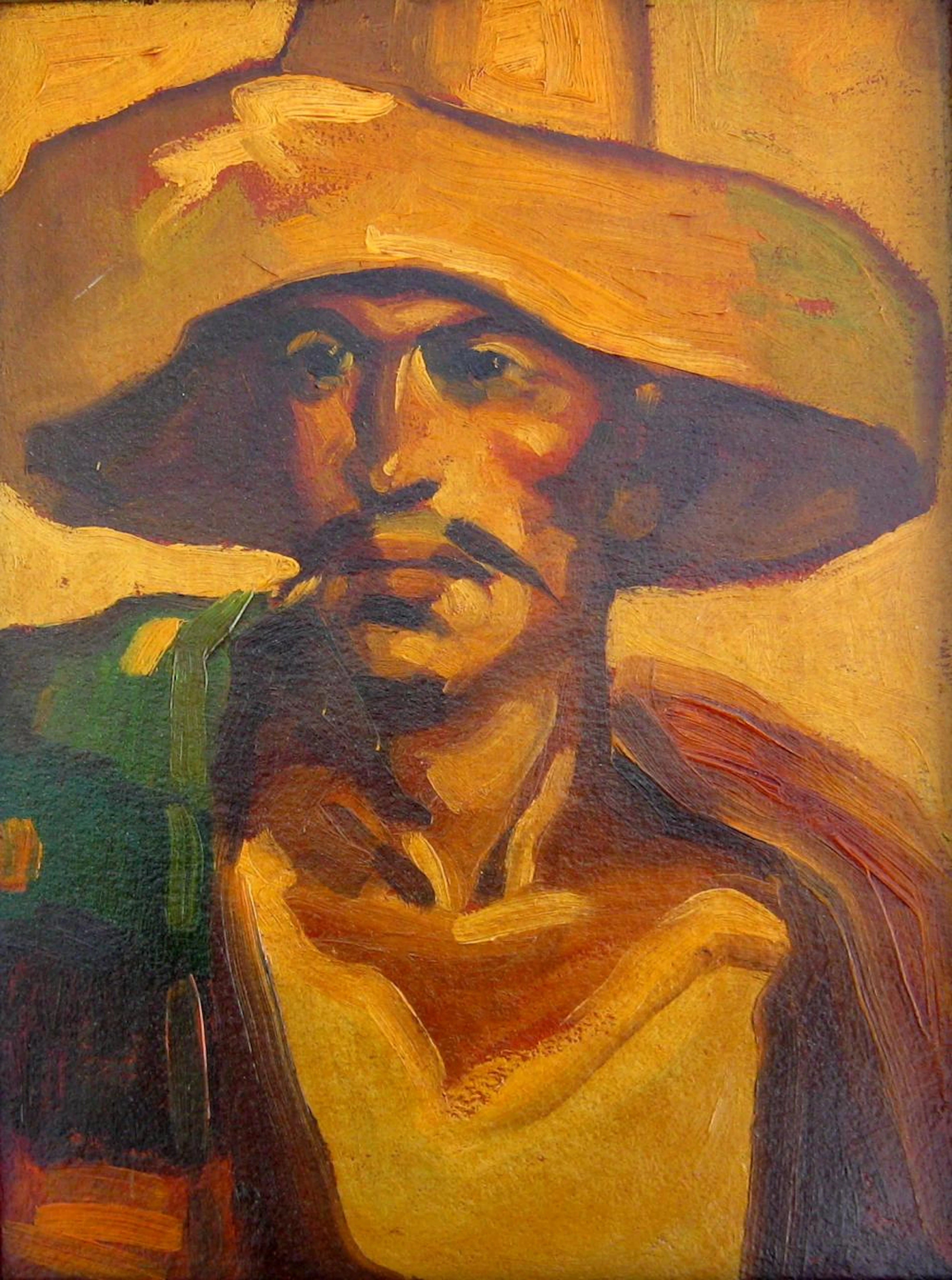 Joaquin Sorolla Y Bastida (In the Manner of) Peasant in Sombrero