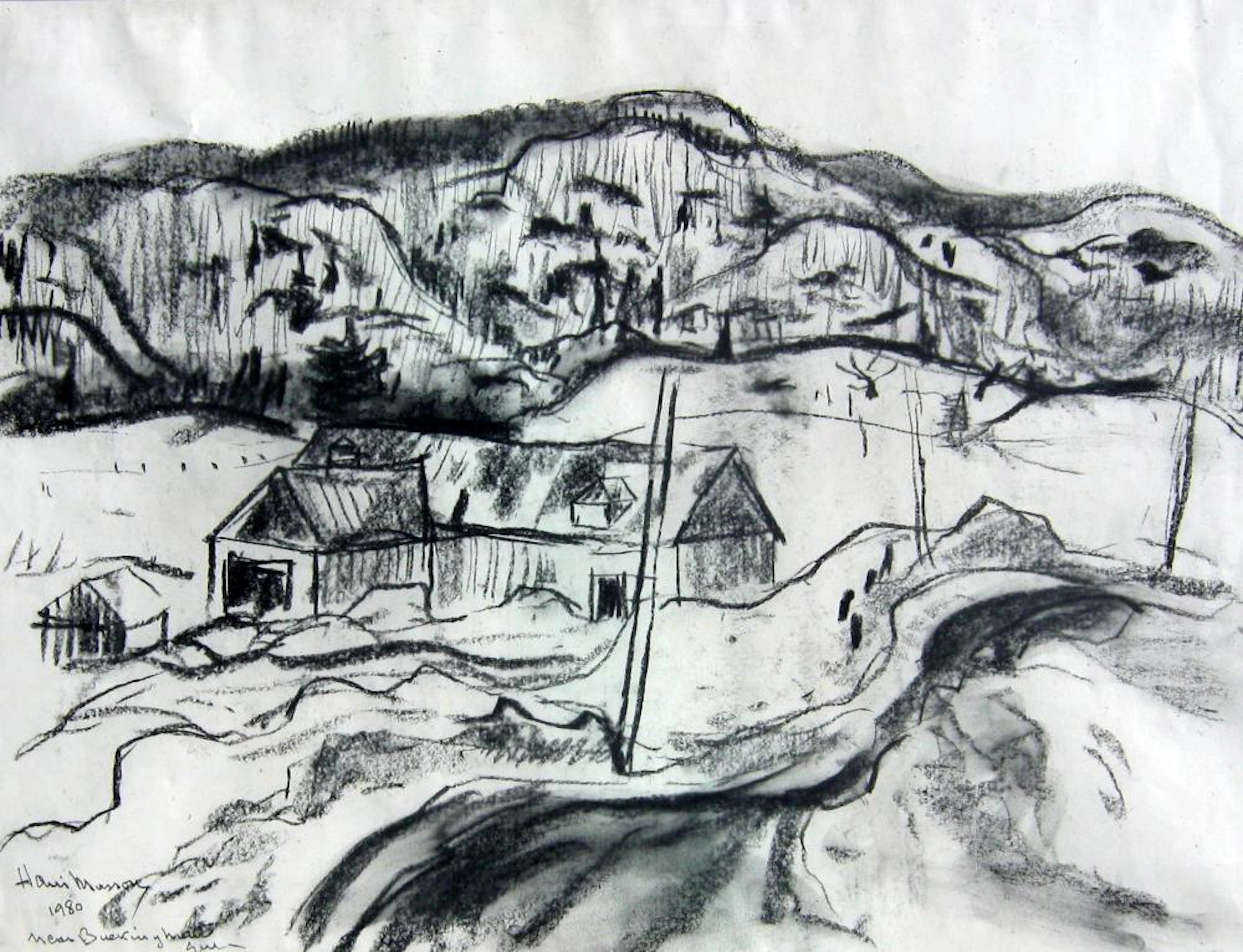 Henri Leopold Masson - Near Buckingham, Quebec