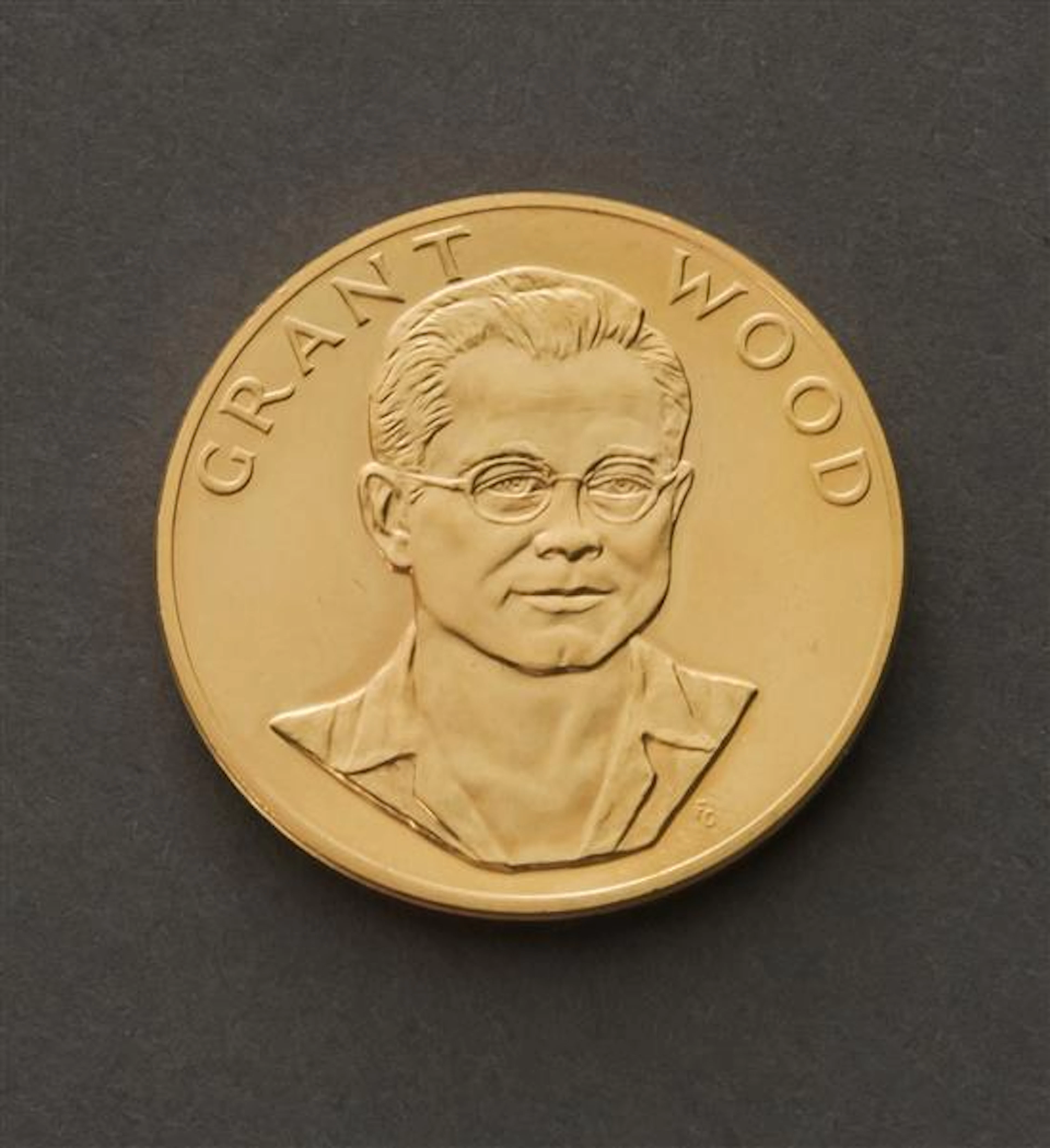 U.S. 1980 American Arts Commemorative Series ''Grant Wood'' One-Ounce Gold Coin