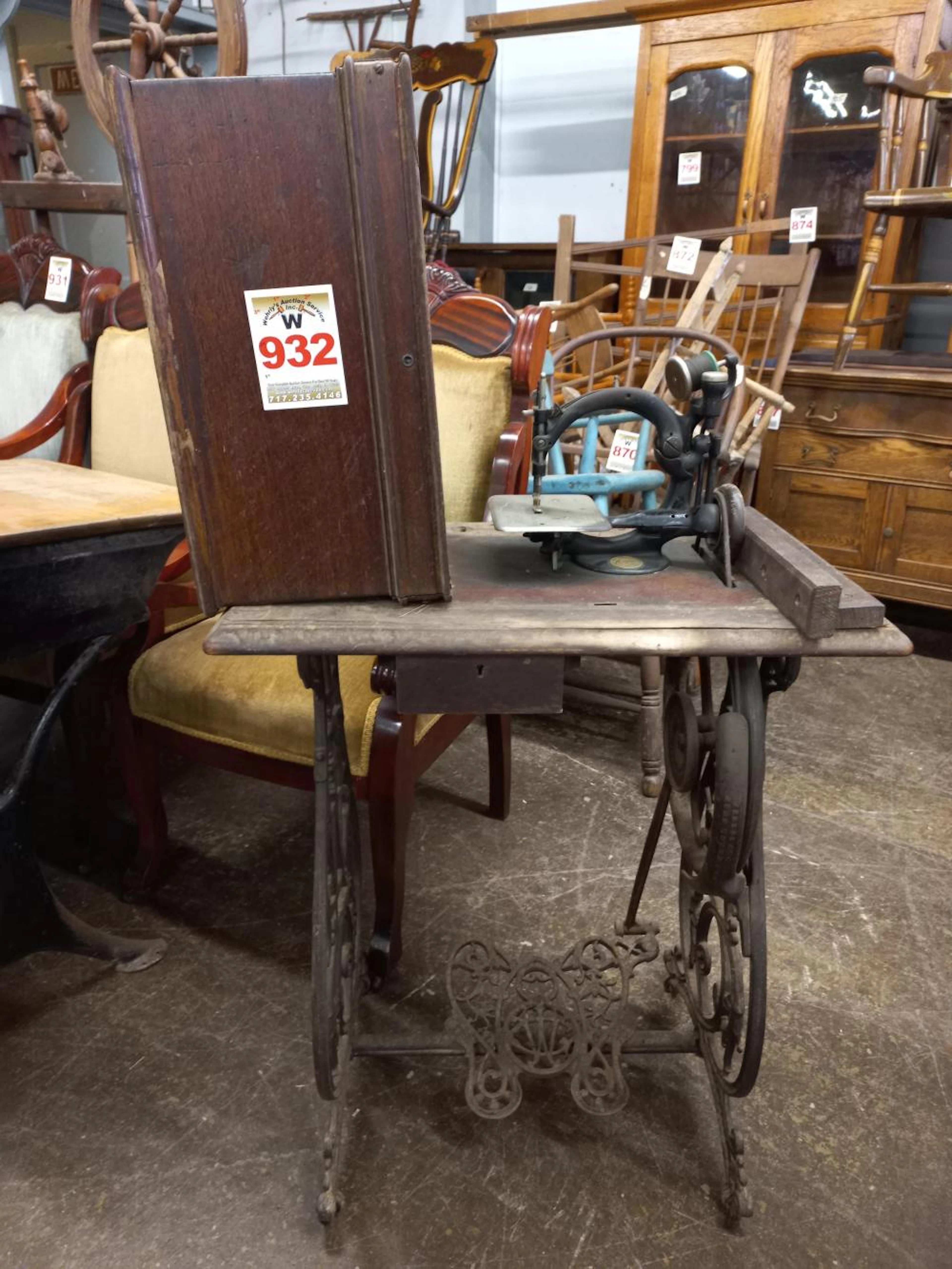 Willcox & Gibbs Sewing Machine Co, New York,