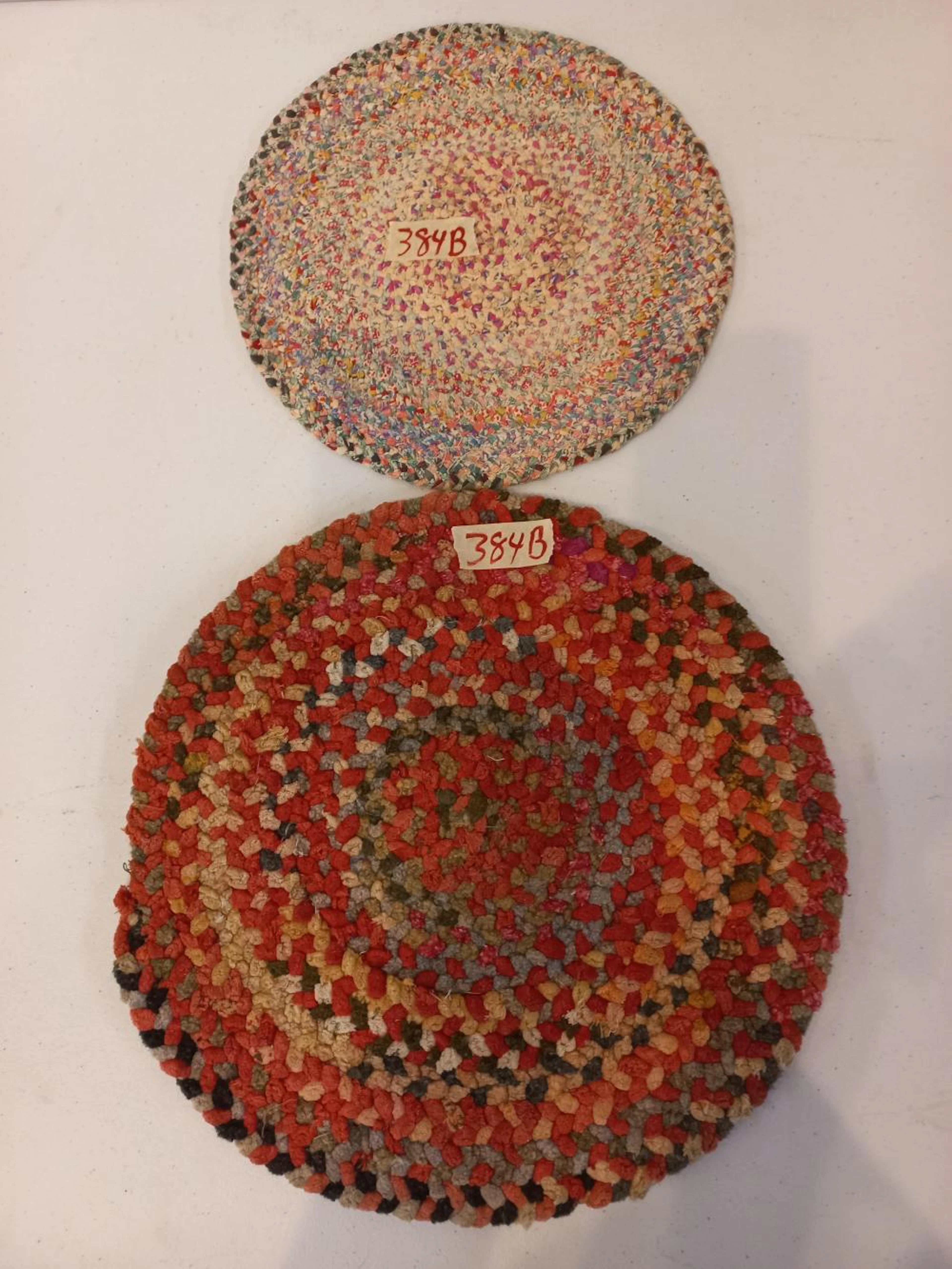 11" Braided Rug, 14" Braided Rug/Seat Cushio