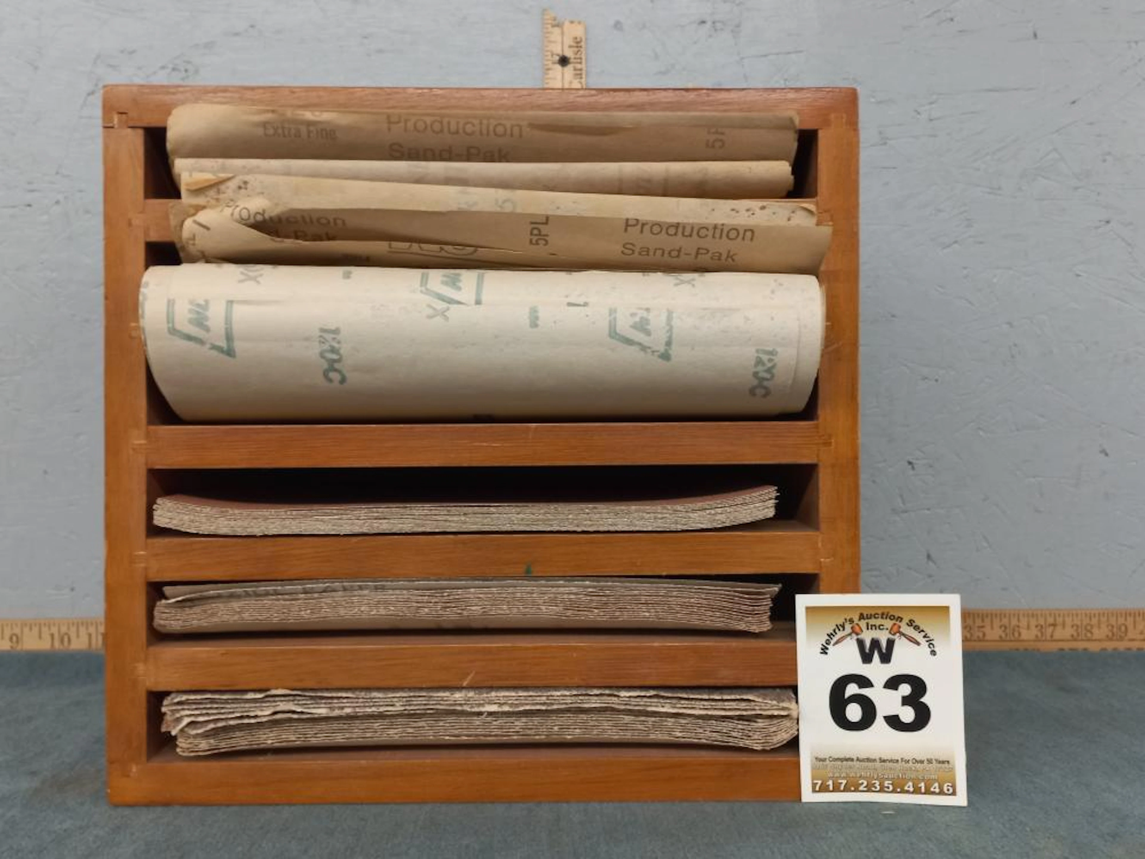 Wooden Box w/sand paper