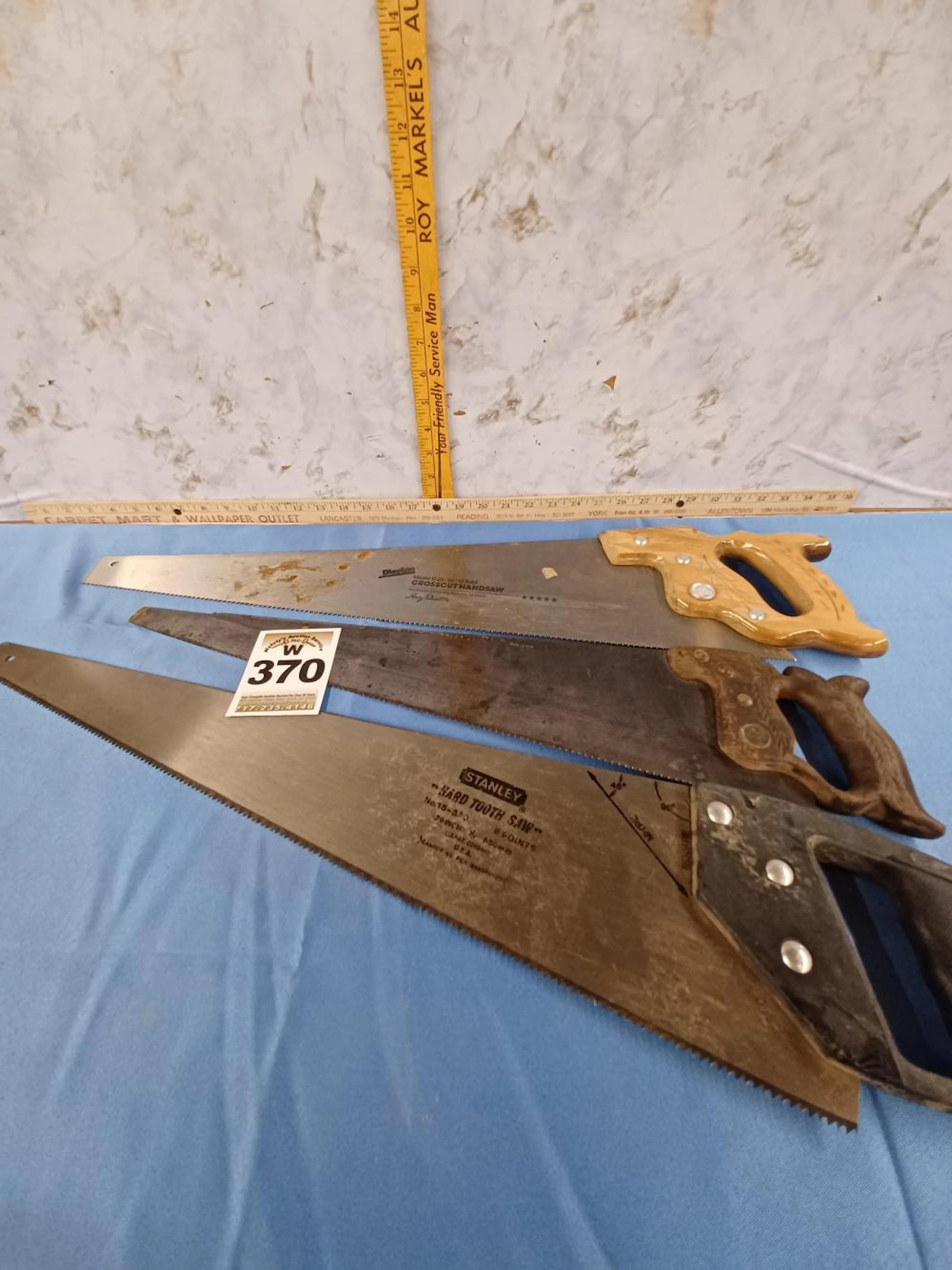 3 Hand Saw Diston, Stanley