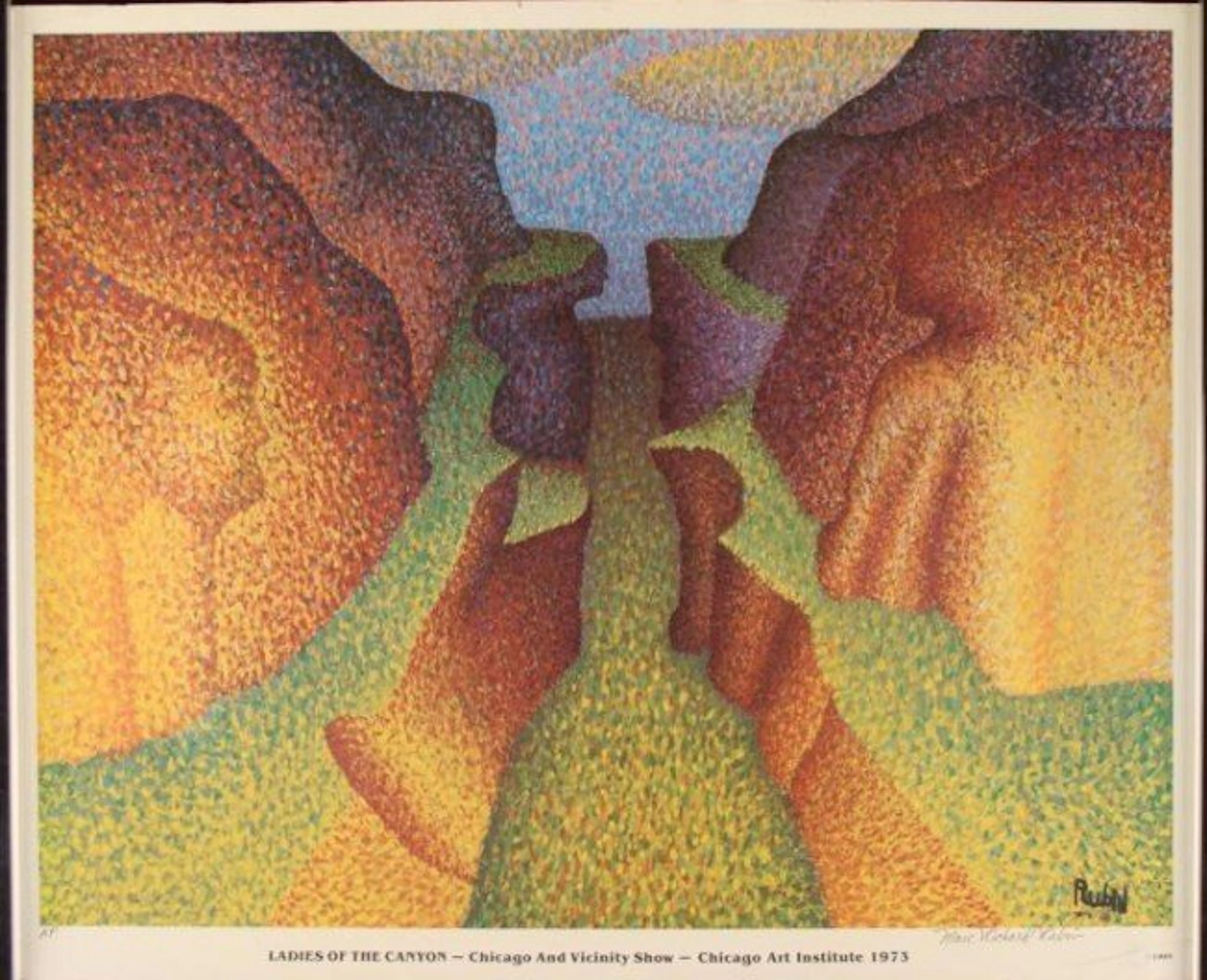 Marc Richard Rubin Signed LE Print Ladies of the Canyon