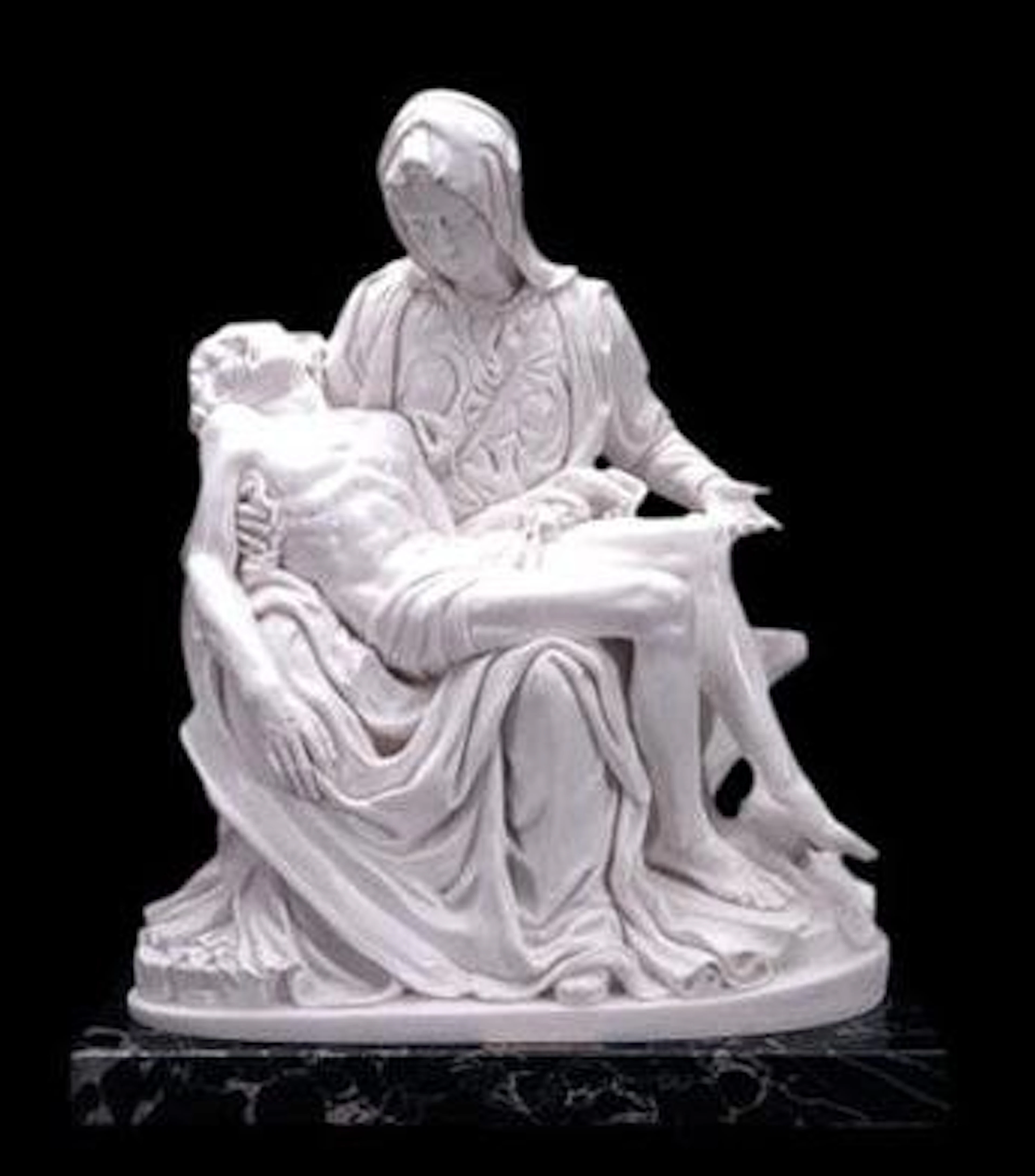 Pieta by Michaelangelo Marble Sculpture