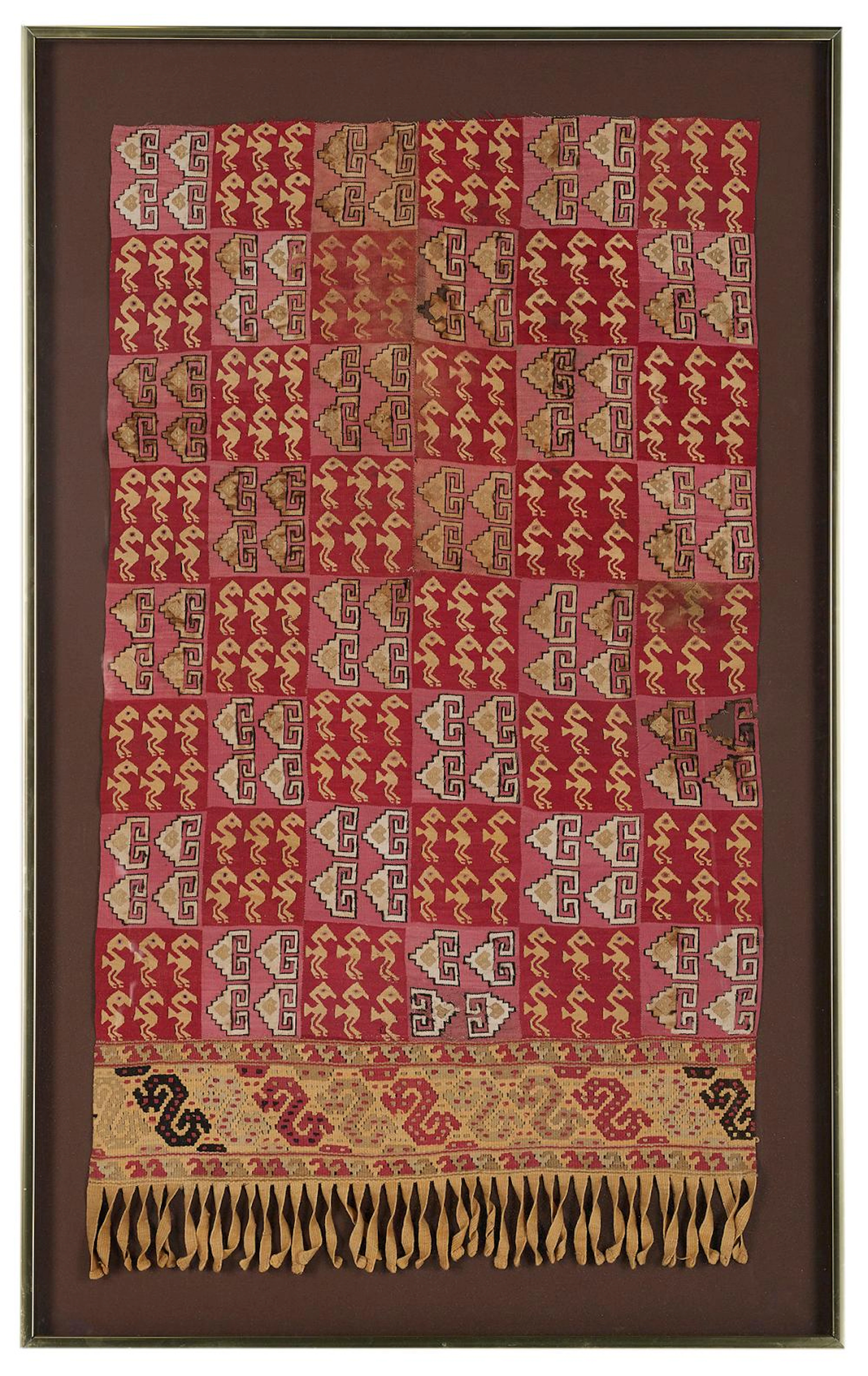 Chancay Framed Woven Textile