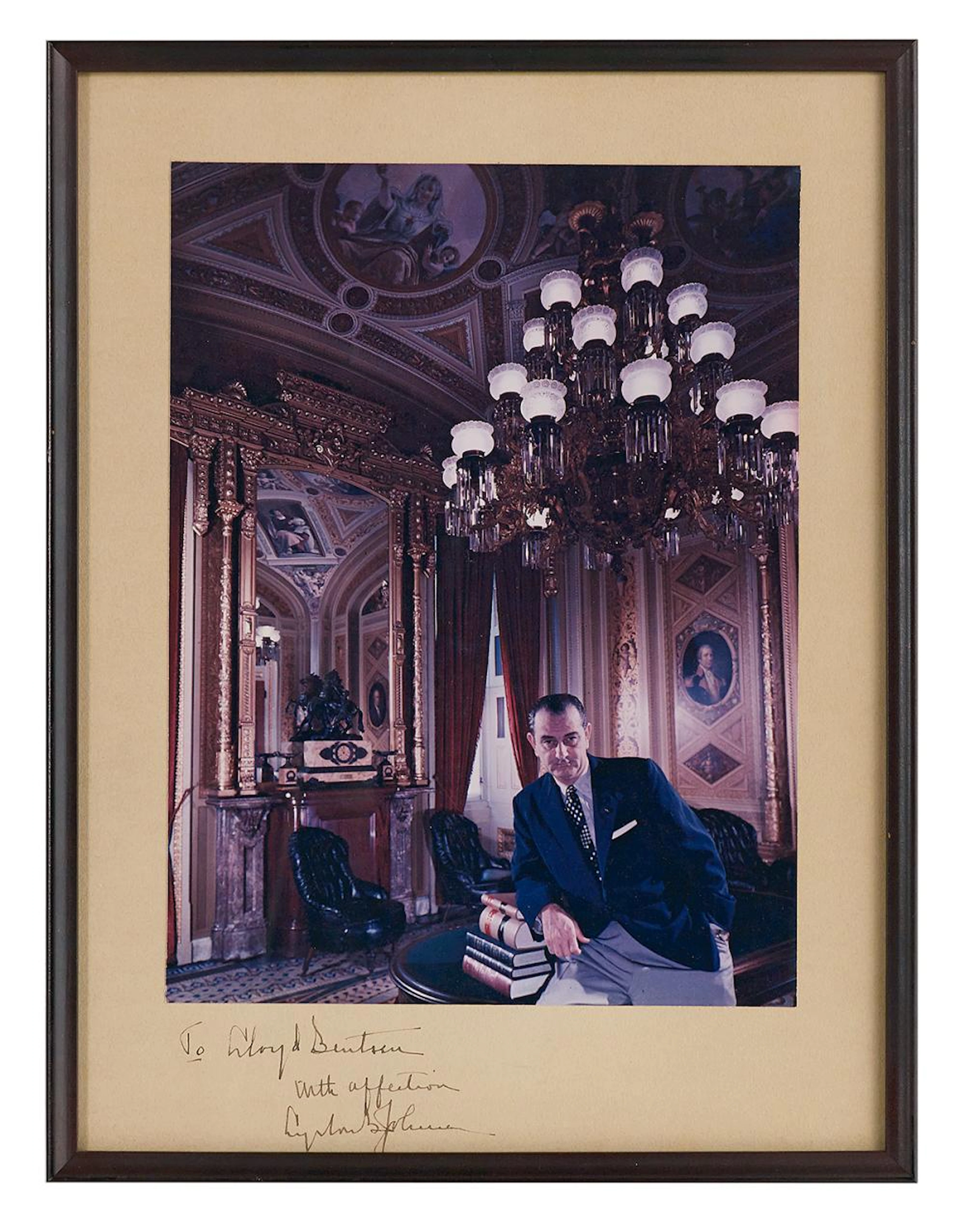 Lyndon B. Johnson Autographed Photograph