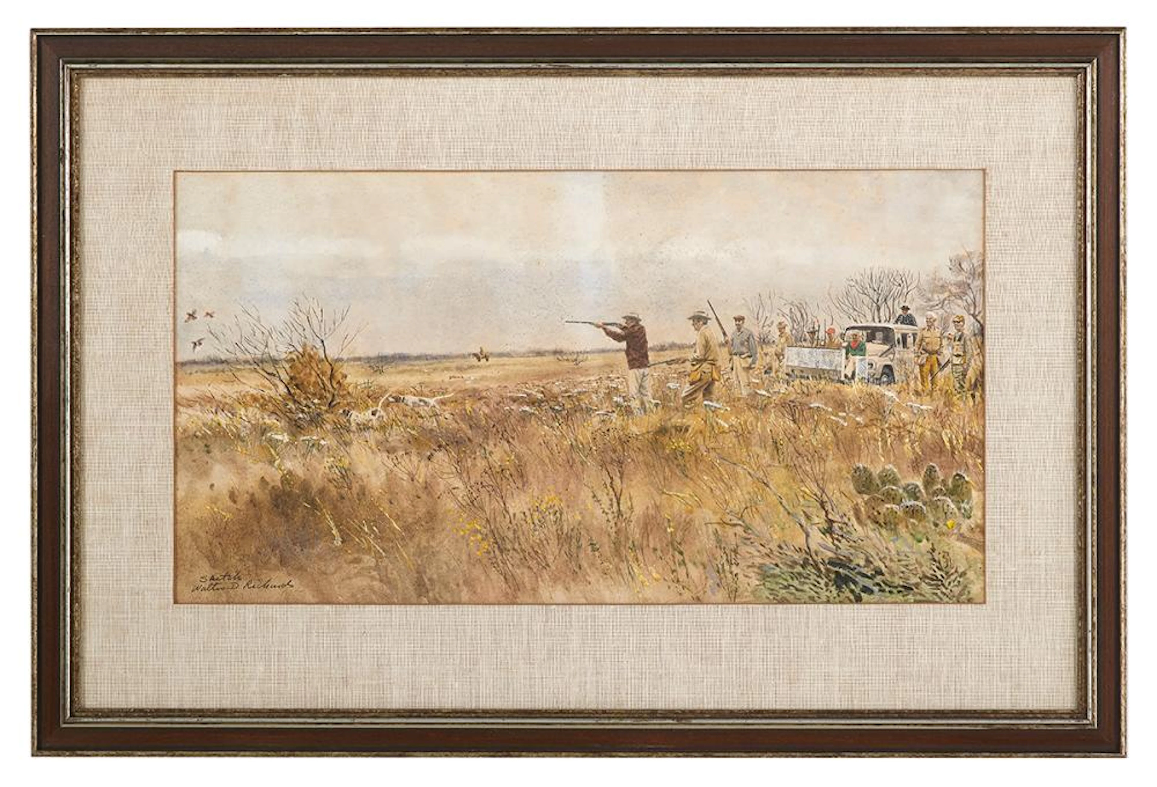 Walter D. Richards (American, 1907-2006), "Annual Hunt at the Palomas Ranch"