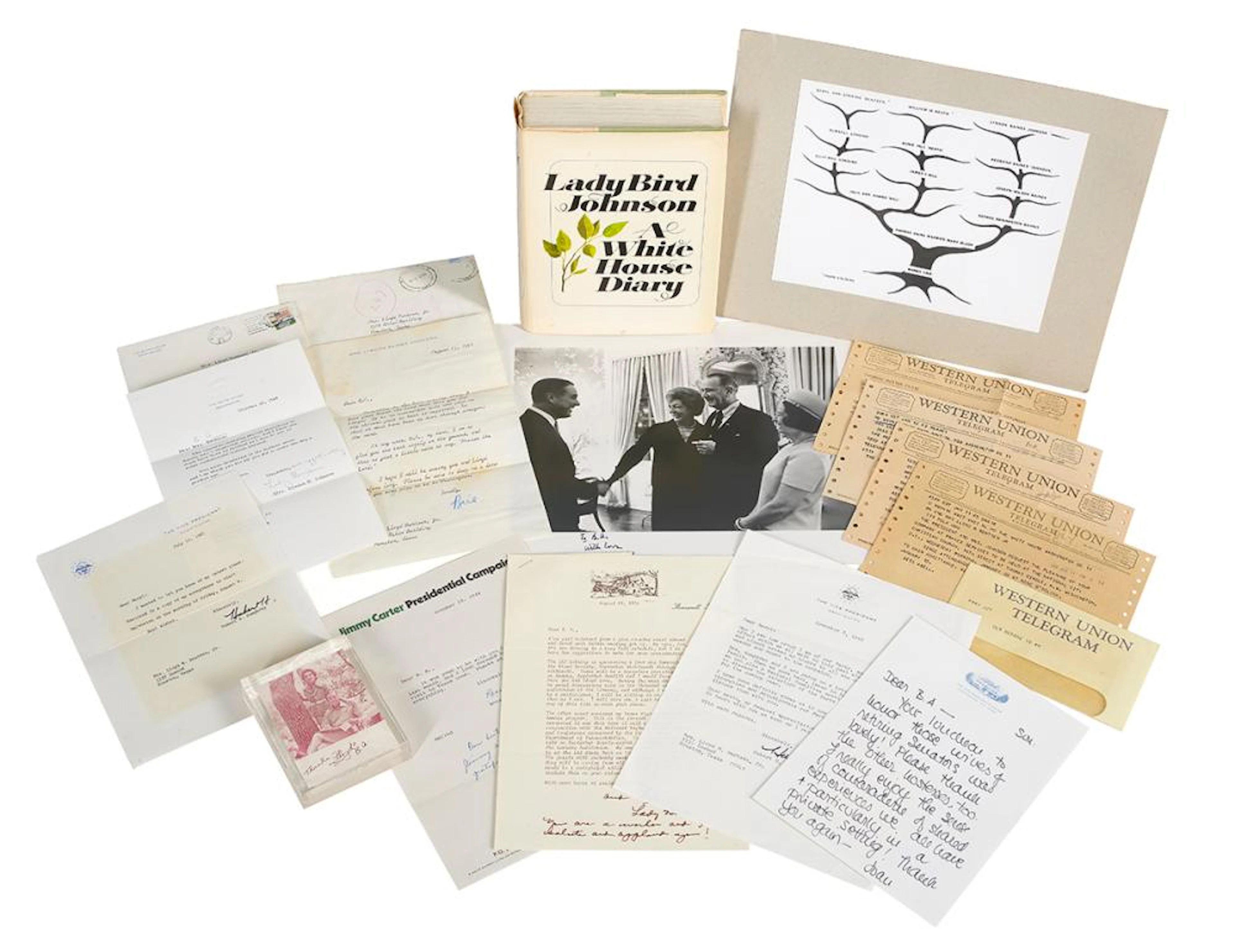 B.A. Bentsen Letters and Ephemera, 1960s-1970s 15 pieces