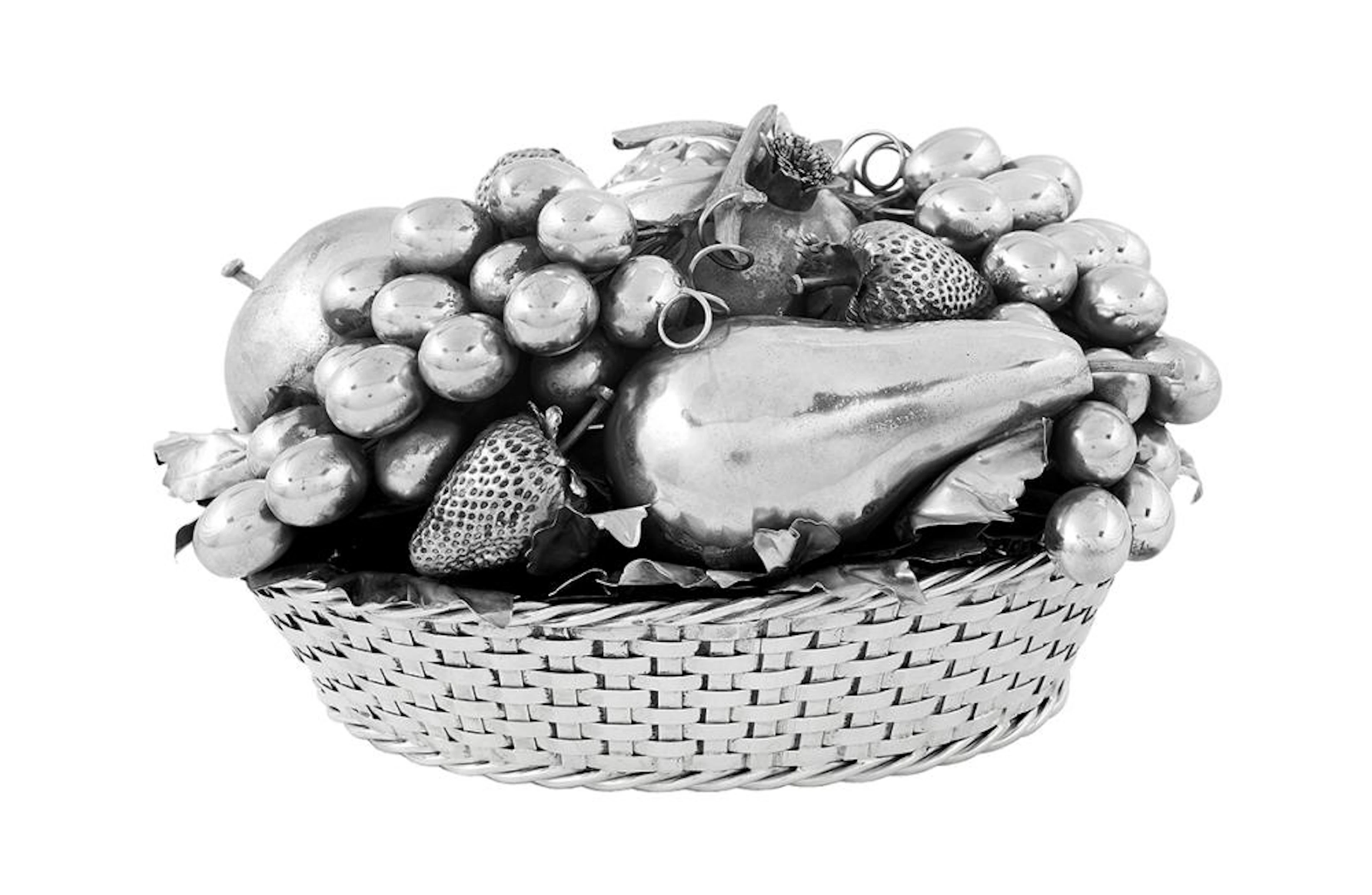 Buccellati Sterling Silver Fruit Basket Centerpiece