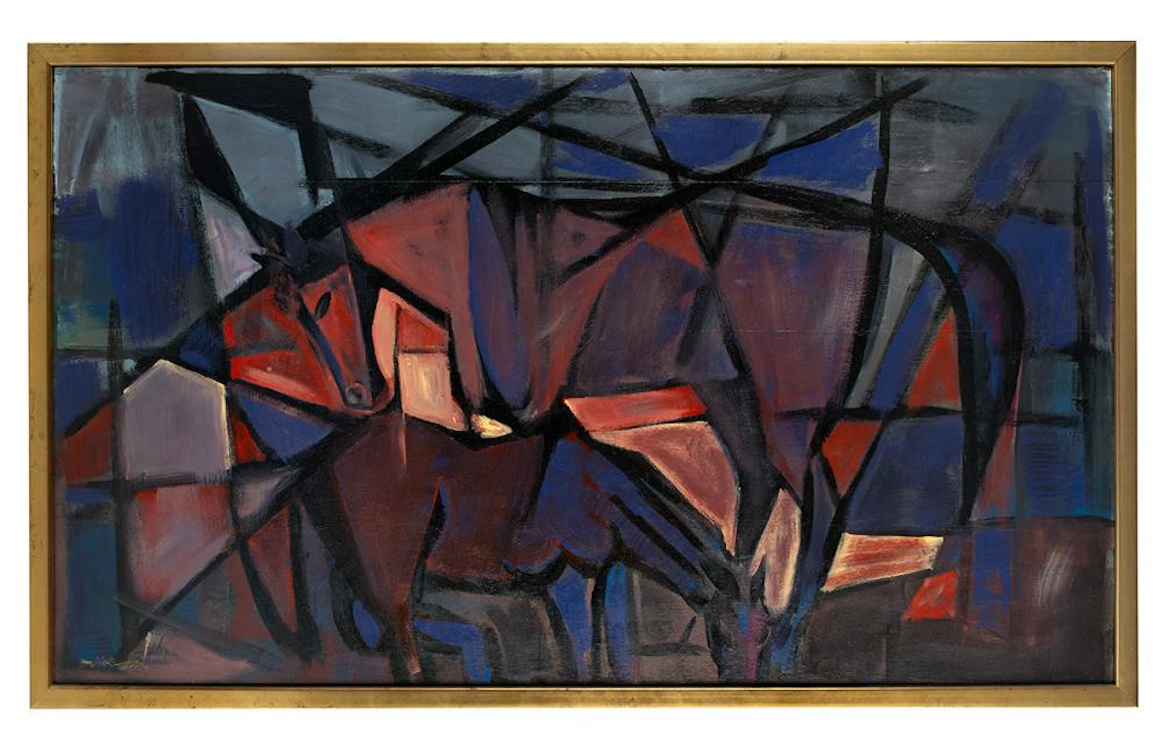 William Tolliver (American/Mississippi, 1951-2000), "Horses"