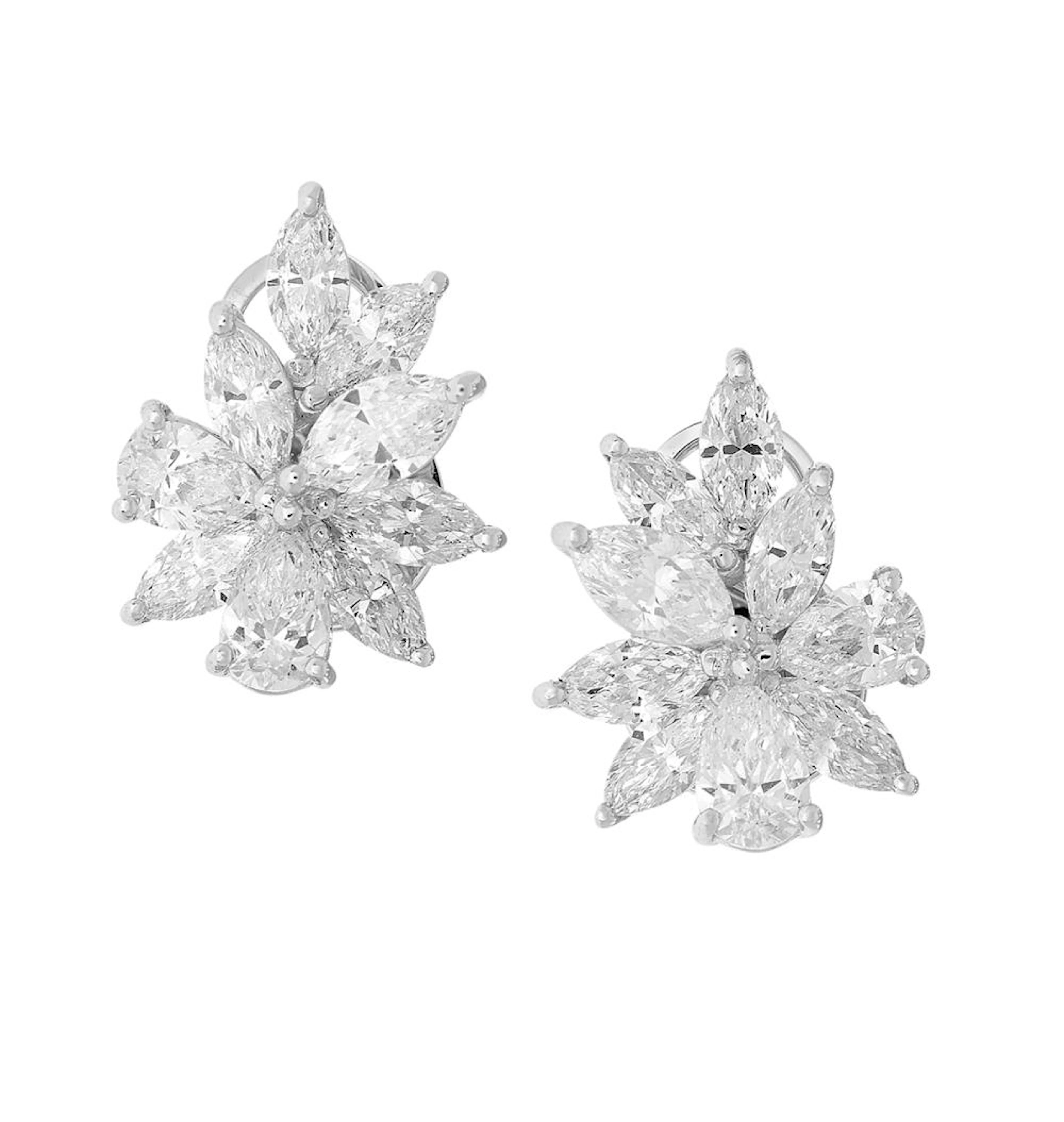 Pair of Diamond Earrings