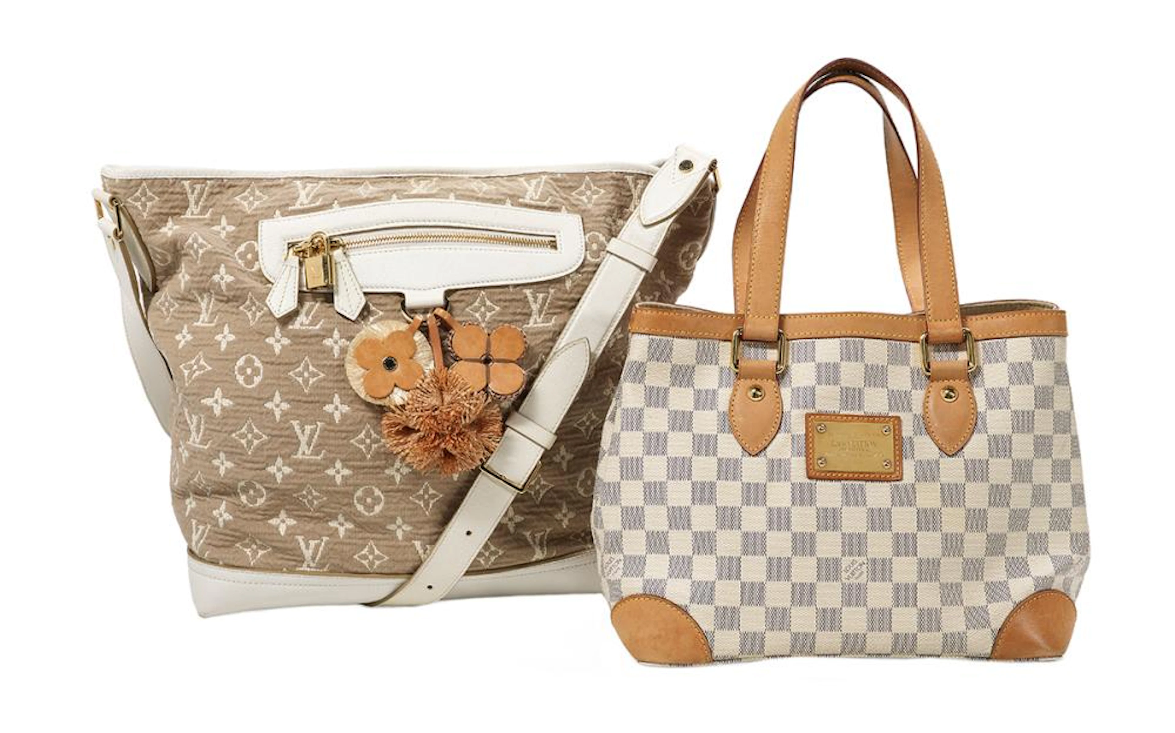 Two Vintage Louis Vuitton Handbags
