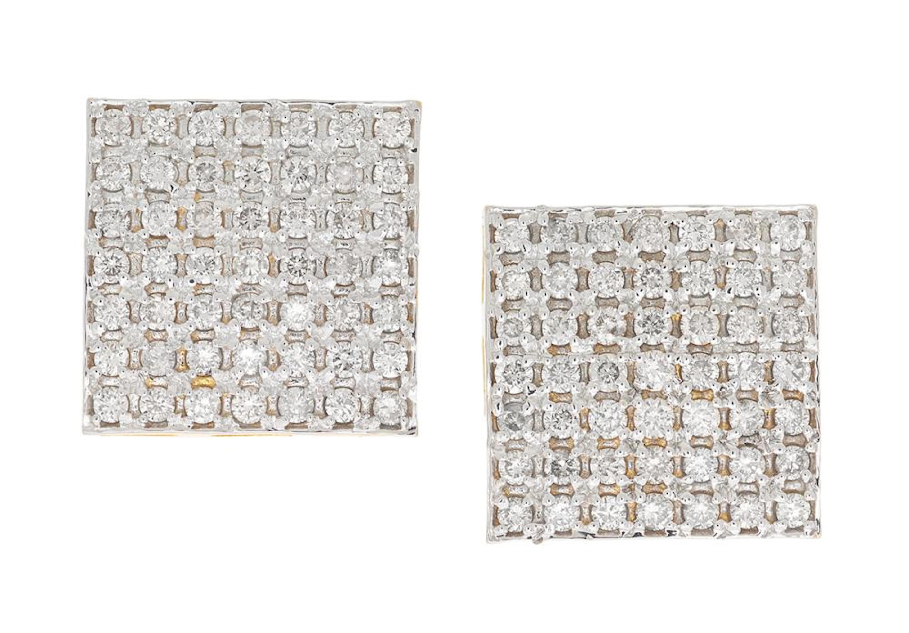 Pair of Diamond Earrings