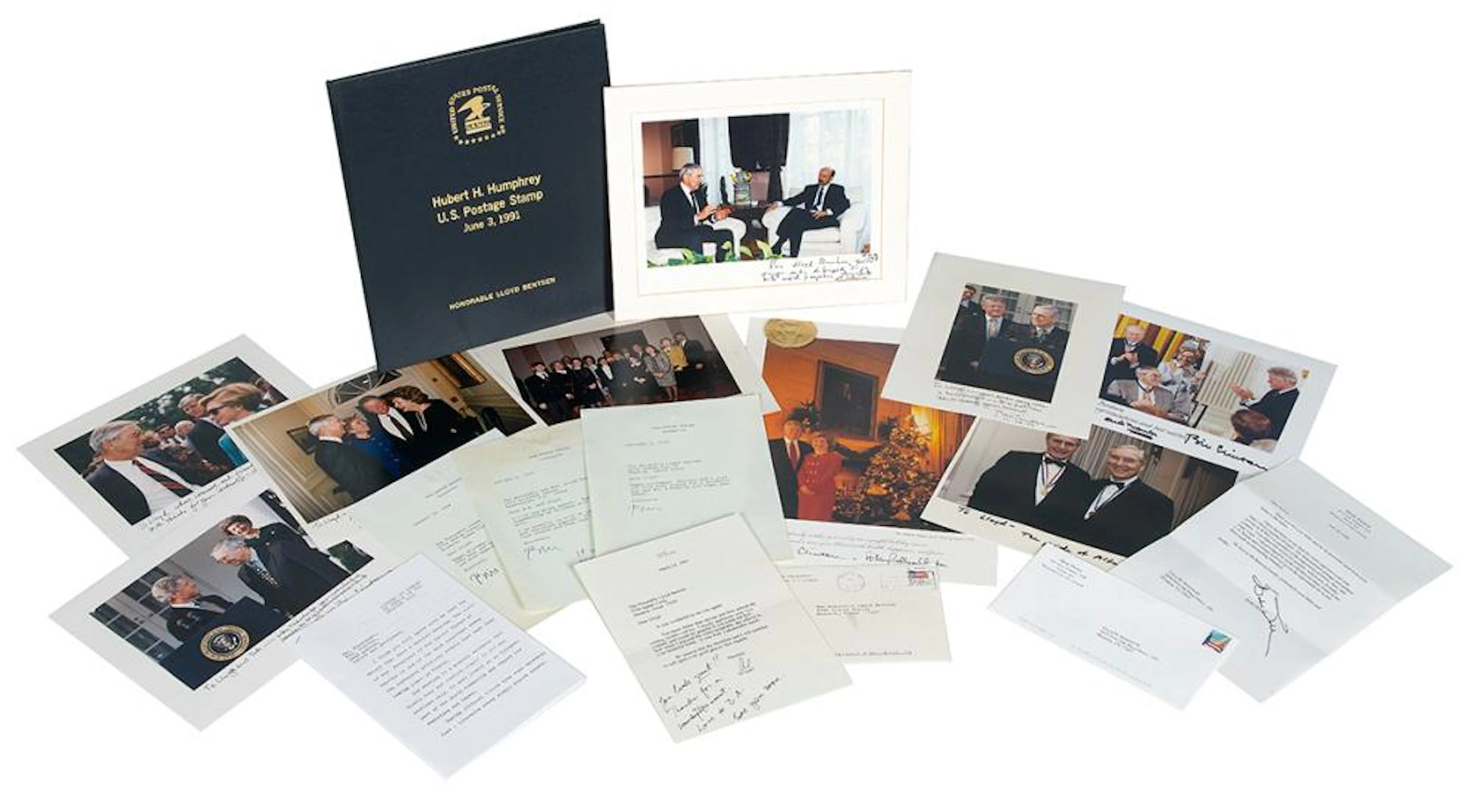 Lloyd Bentsen Letters and Ephemera, 1990s 16 pieces