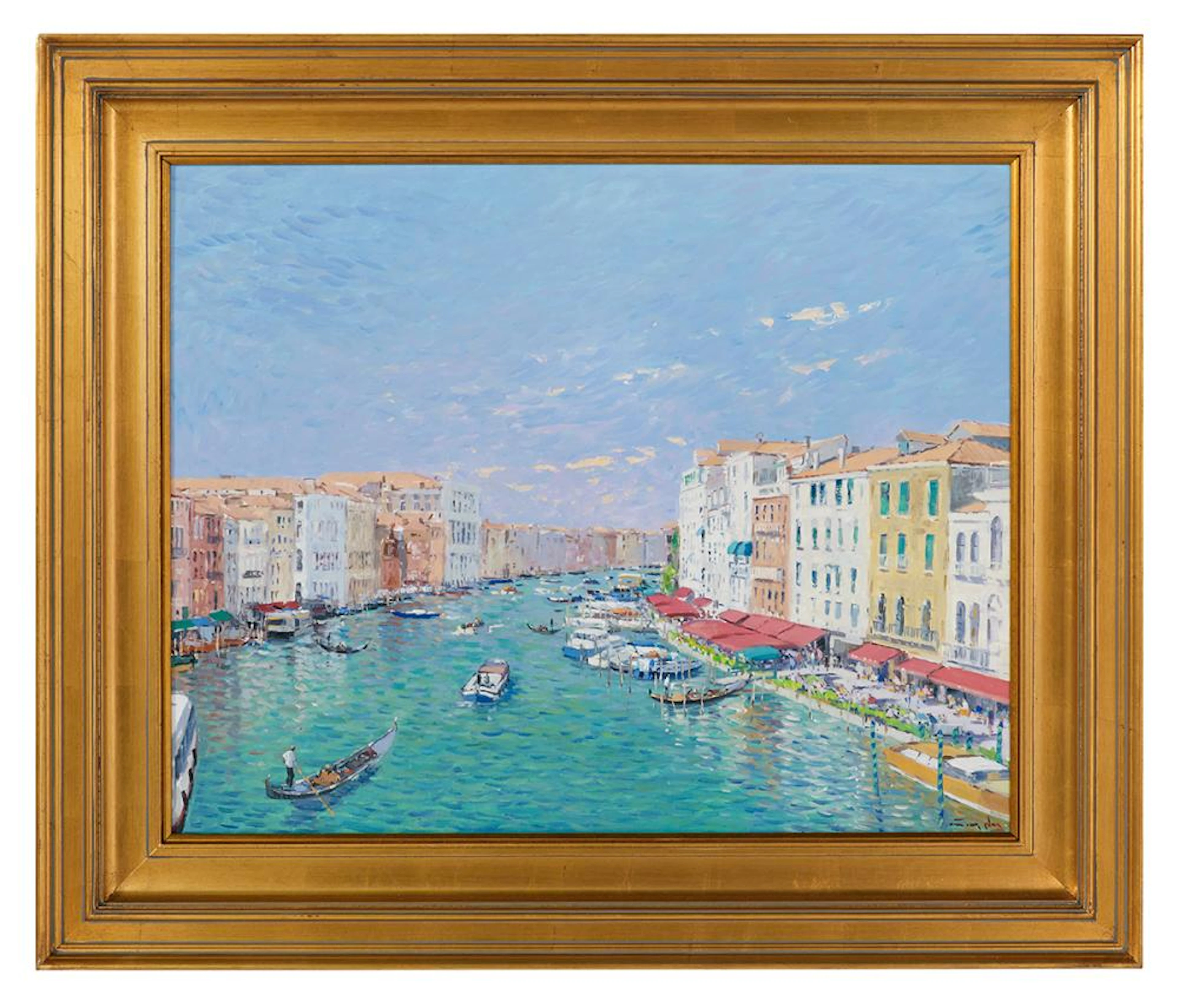 Niek van der Plas (Dutch, b. 1954), "Venice Grand Canal"