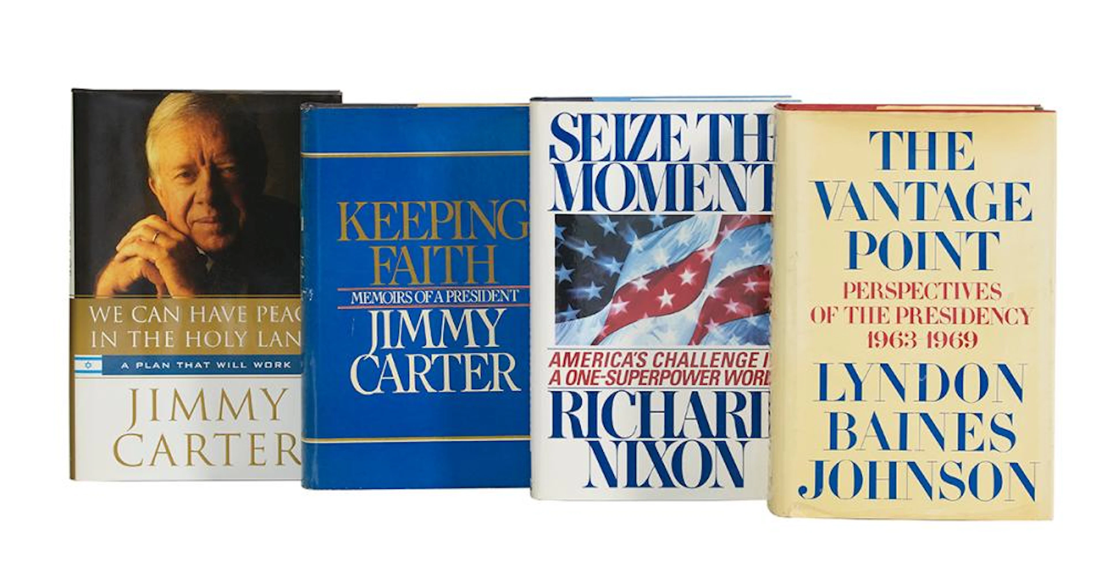 Four Autographed Presidential Books