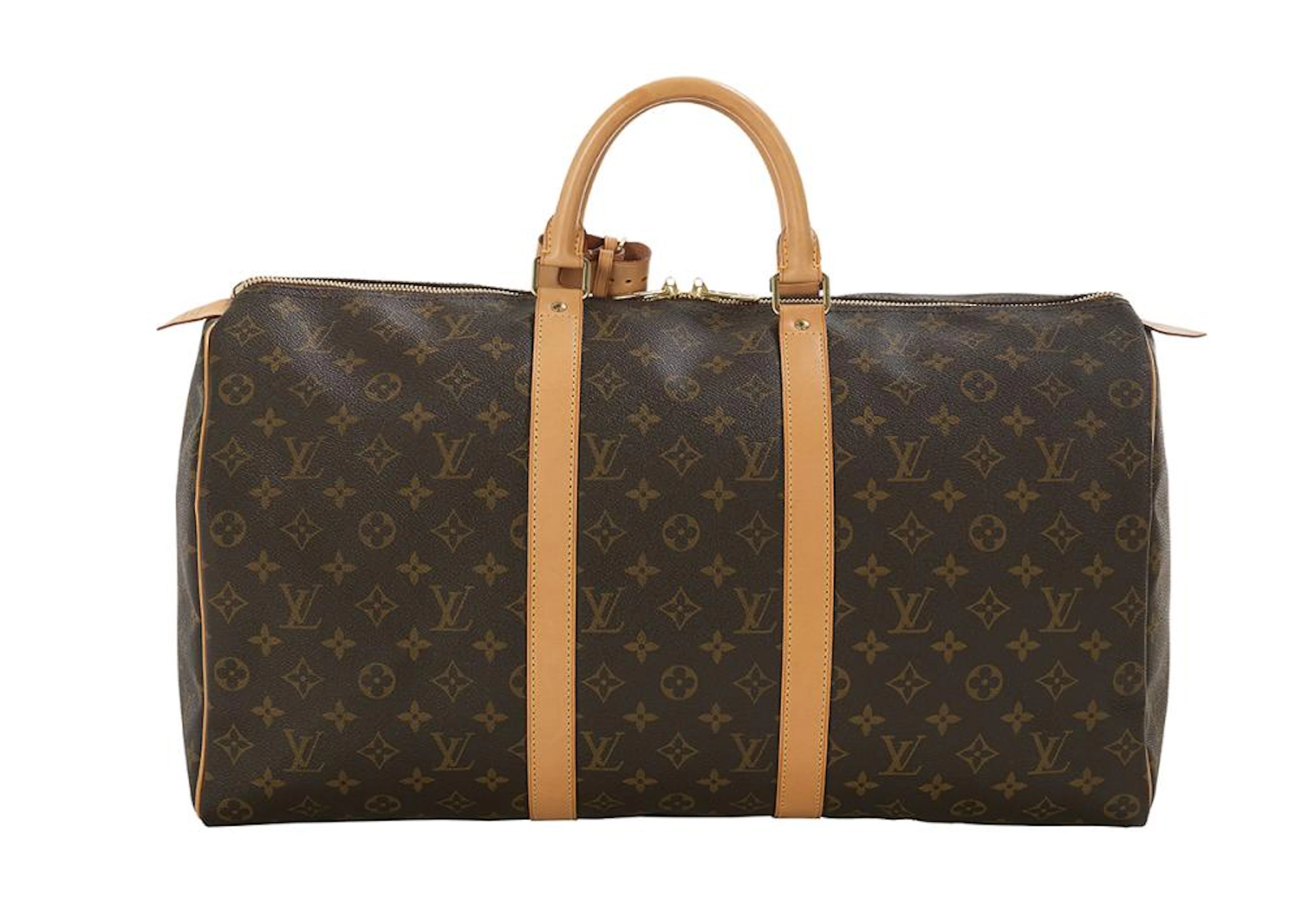 Louis Vuitton Monogram "Keepall 50" Travel Bag