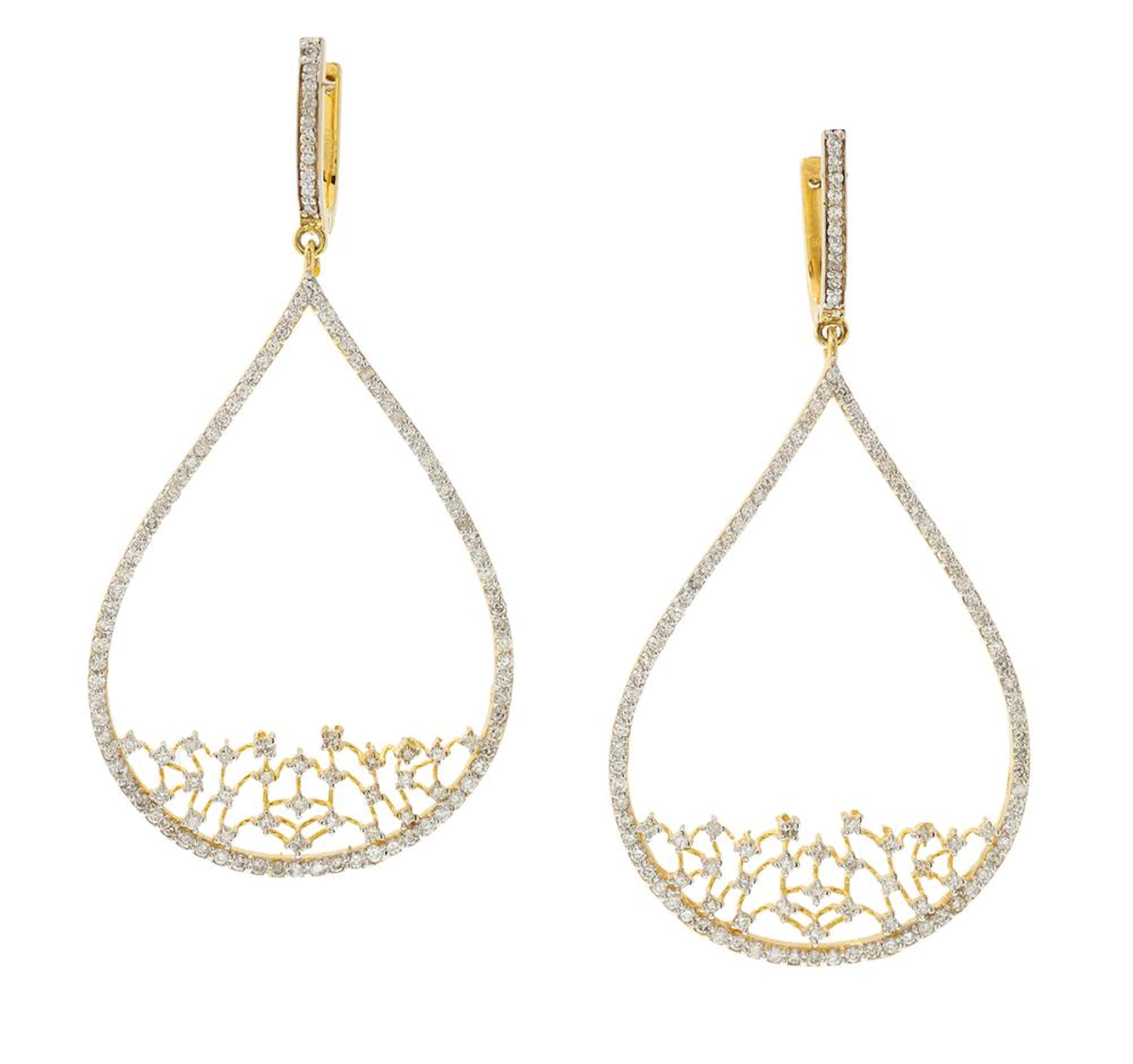 Pair of Diamond Earrings