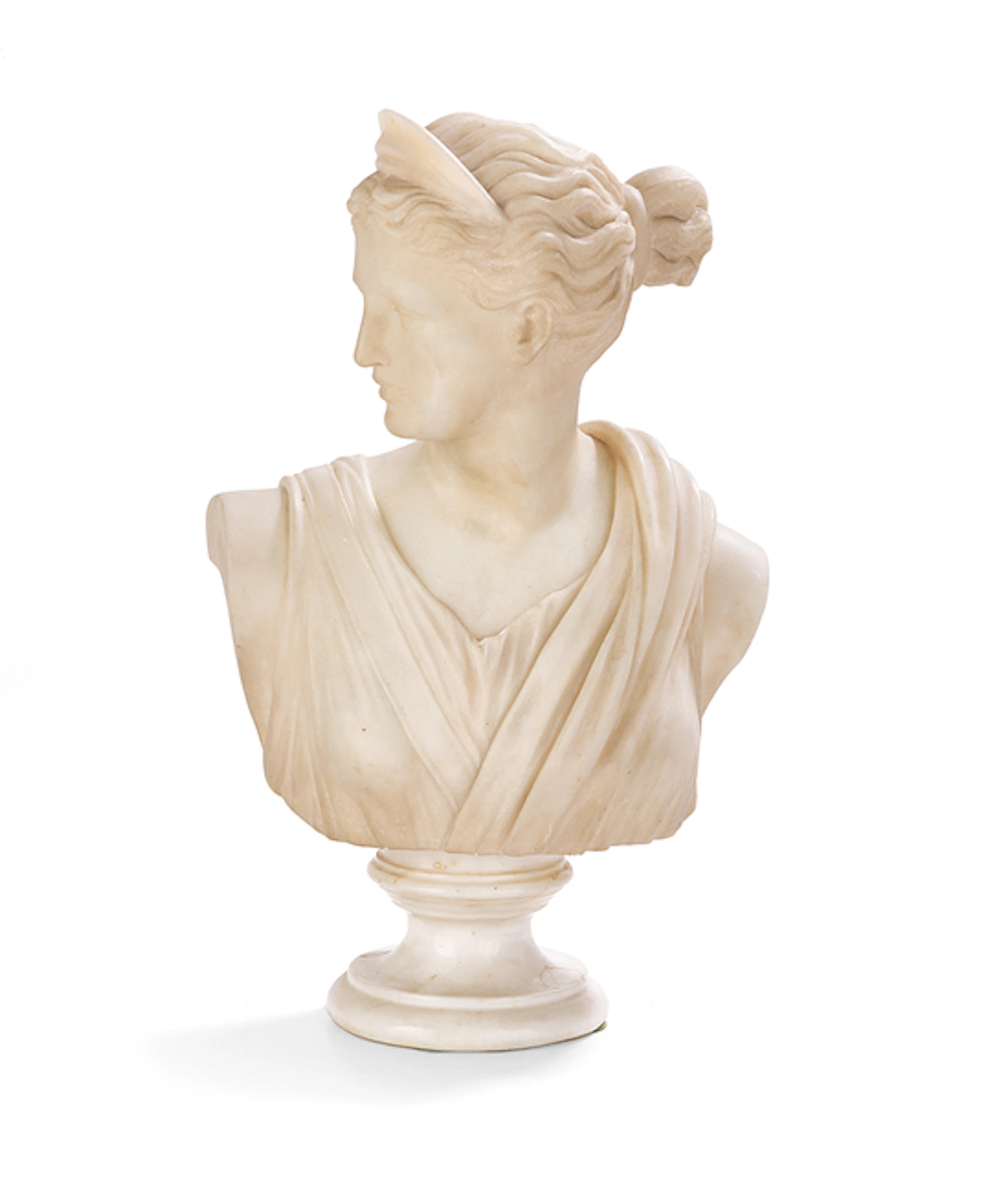 Italian Marble Bust of the "Diana of Versailles"
