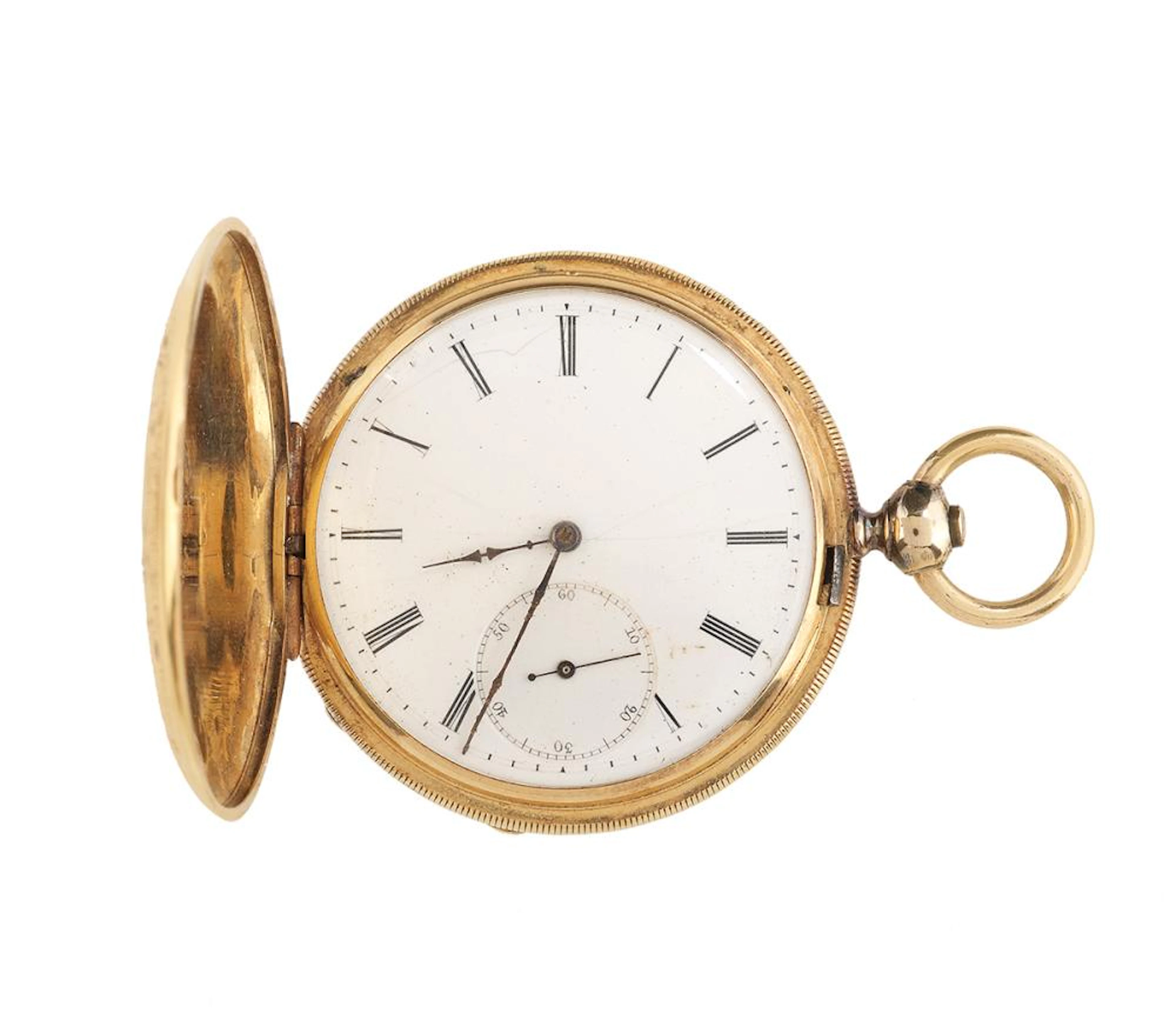 Arnold Nicoud 40 mm Key Wind Pocket Watch