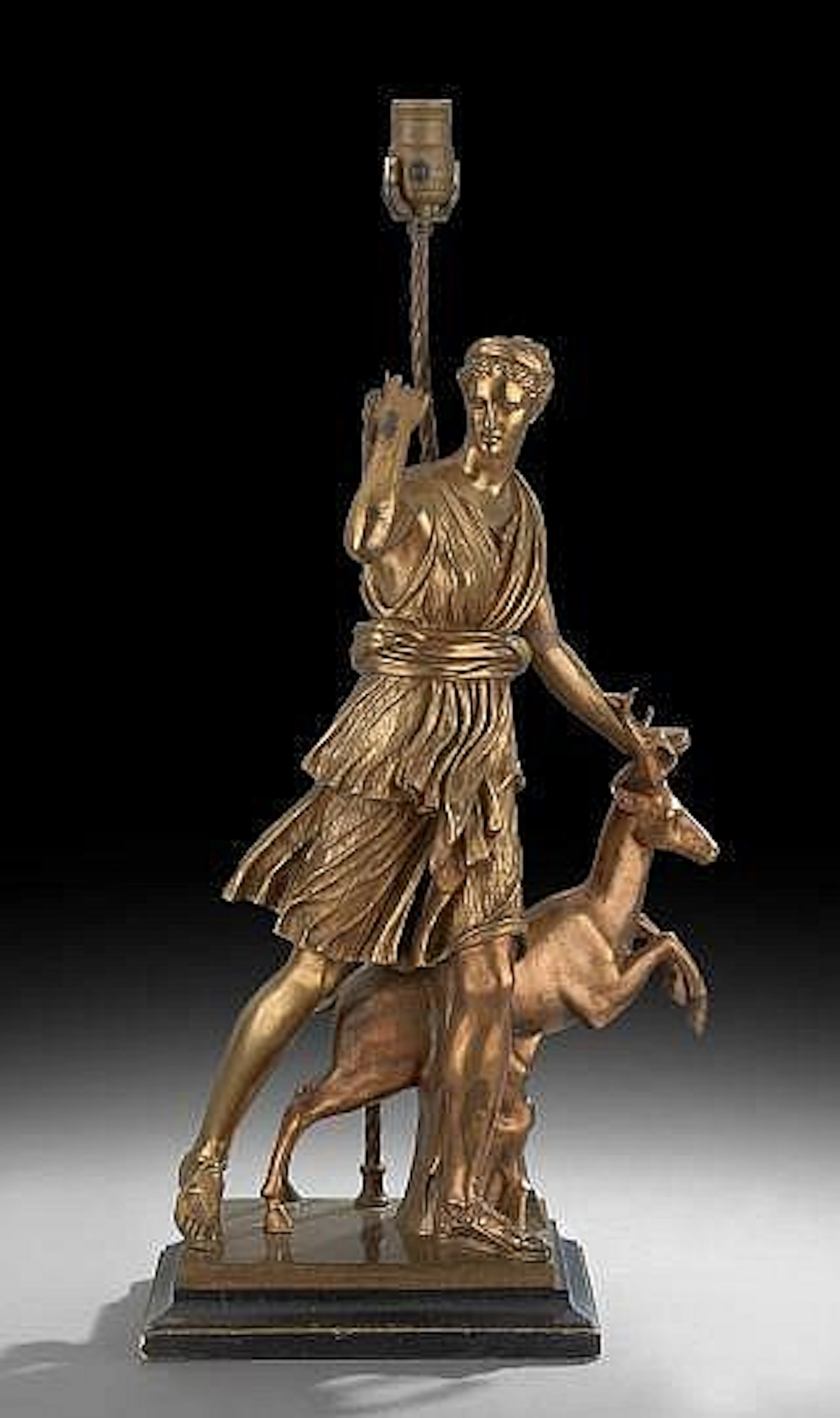 French Bronze Figure of "Diane Chasseresse"