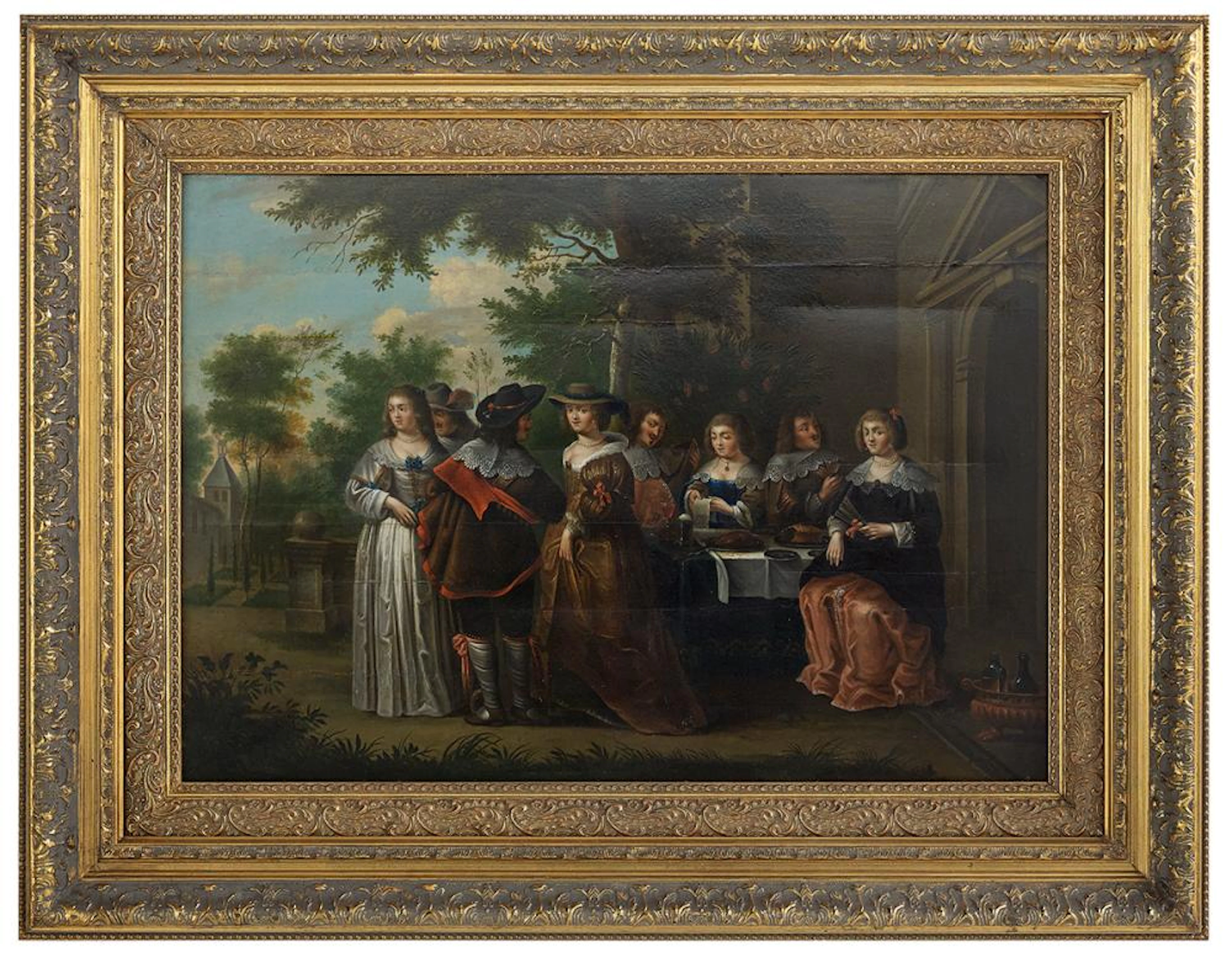 Circle of Dirck Hals (Dutch, 1591-1656), "The Garden Party"
