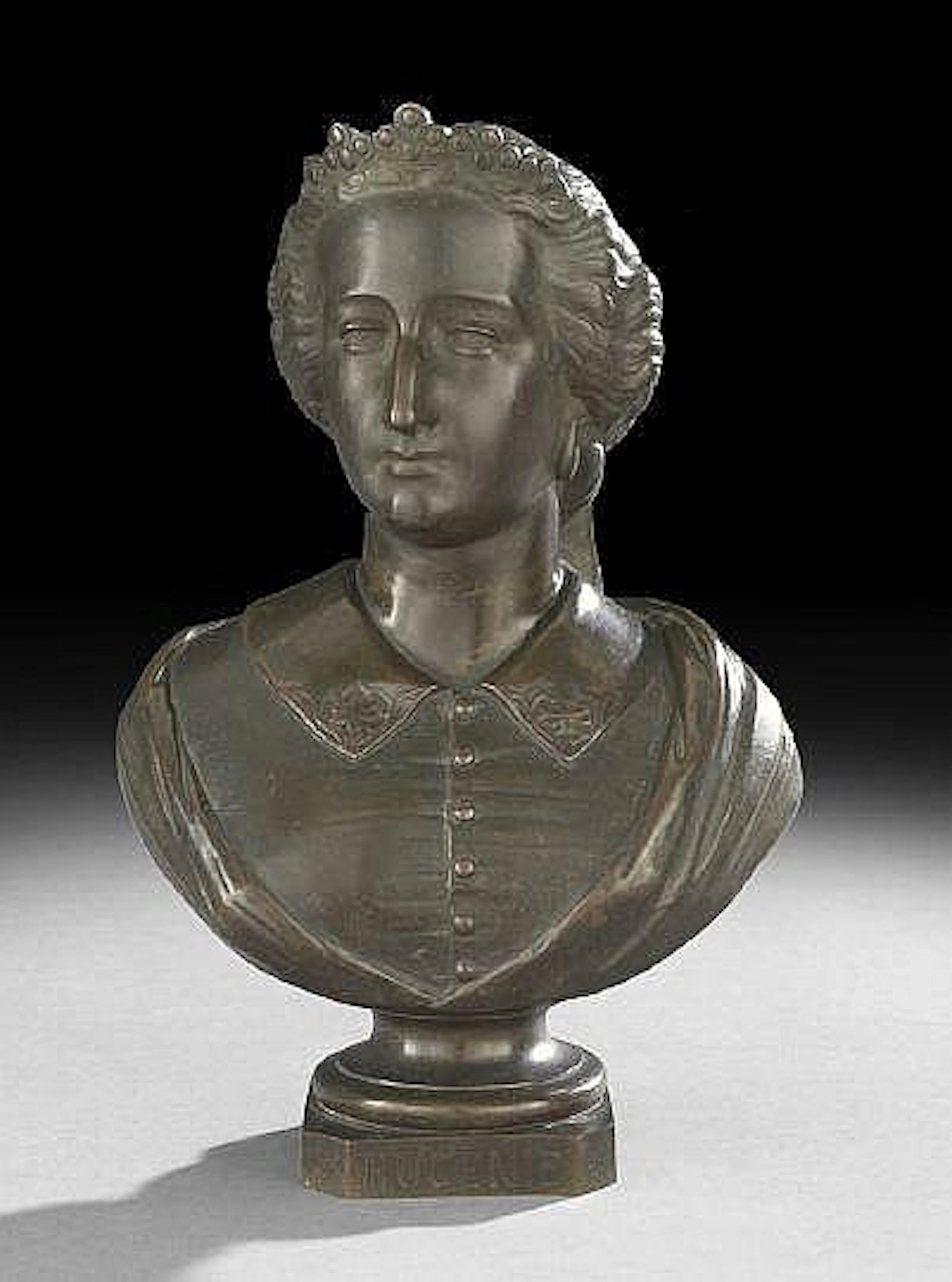 Napoleon III Bronze Bust of Empress Eugene