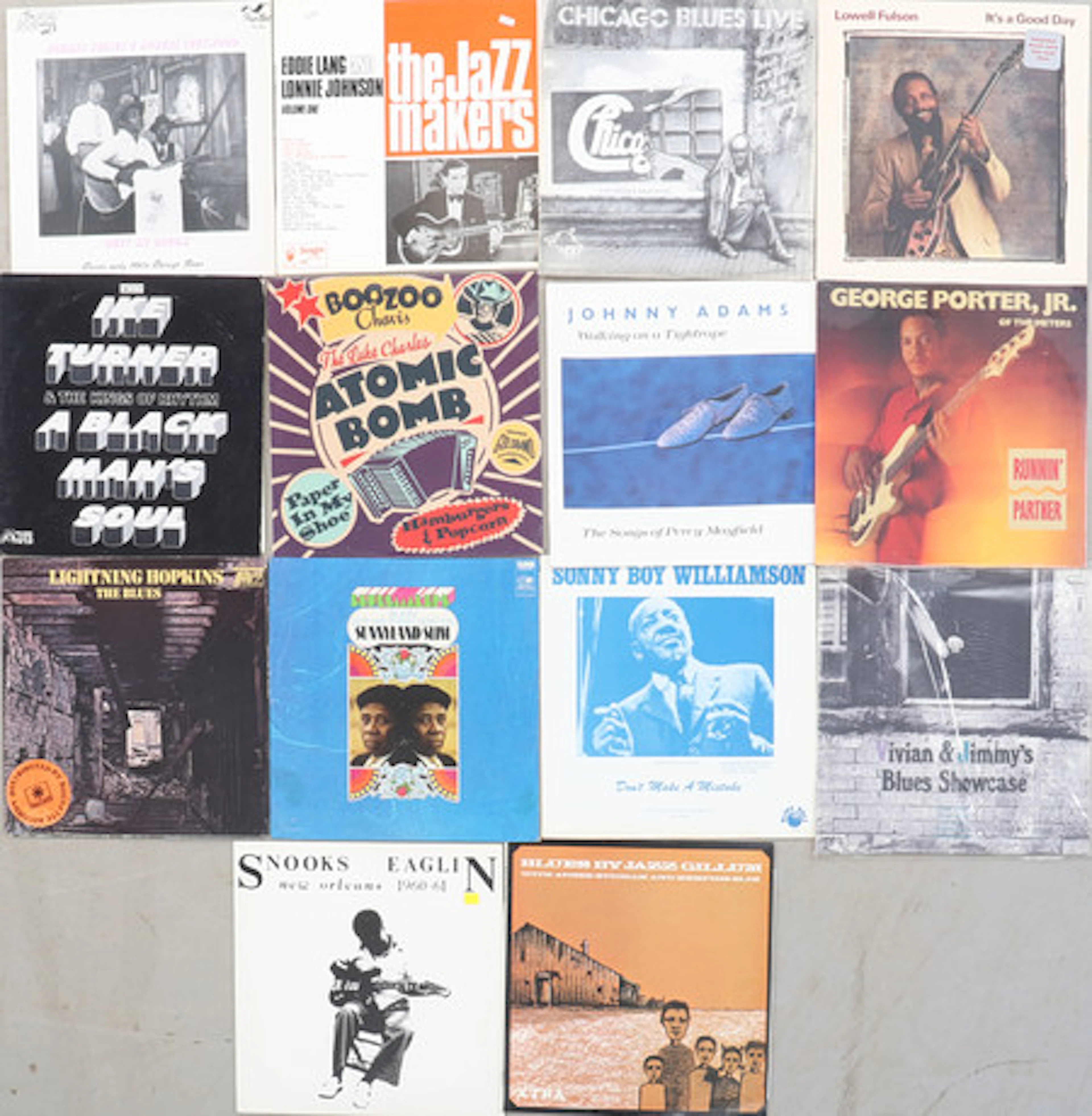 VINYLSKIVOR 15 stycken Blues.