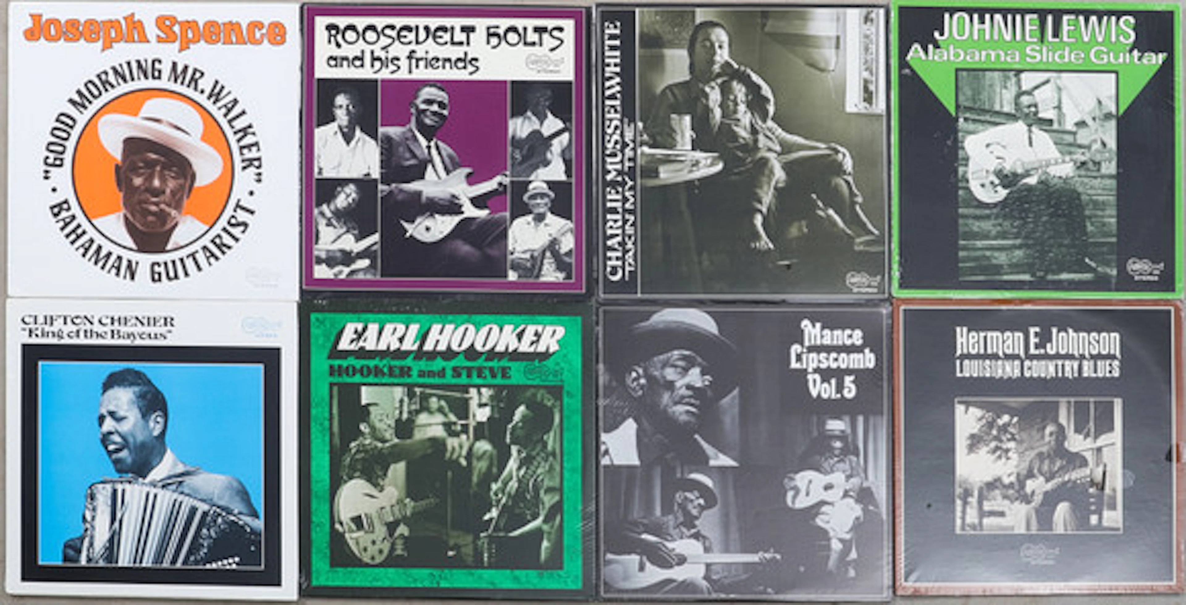 VINYLSKIVOR, 8 stycken, Blues.