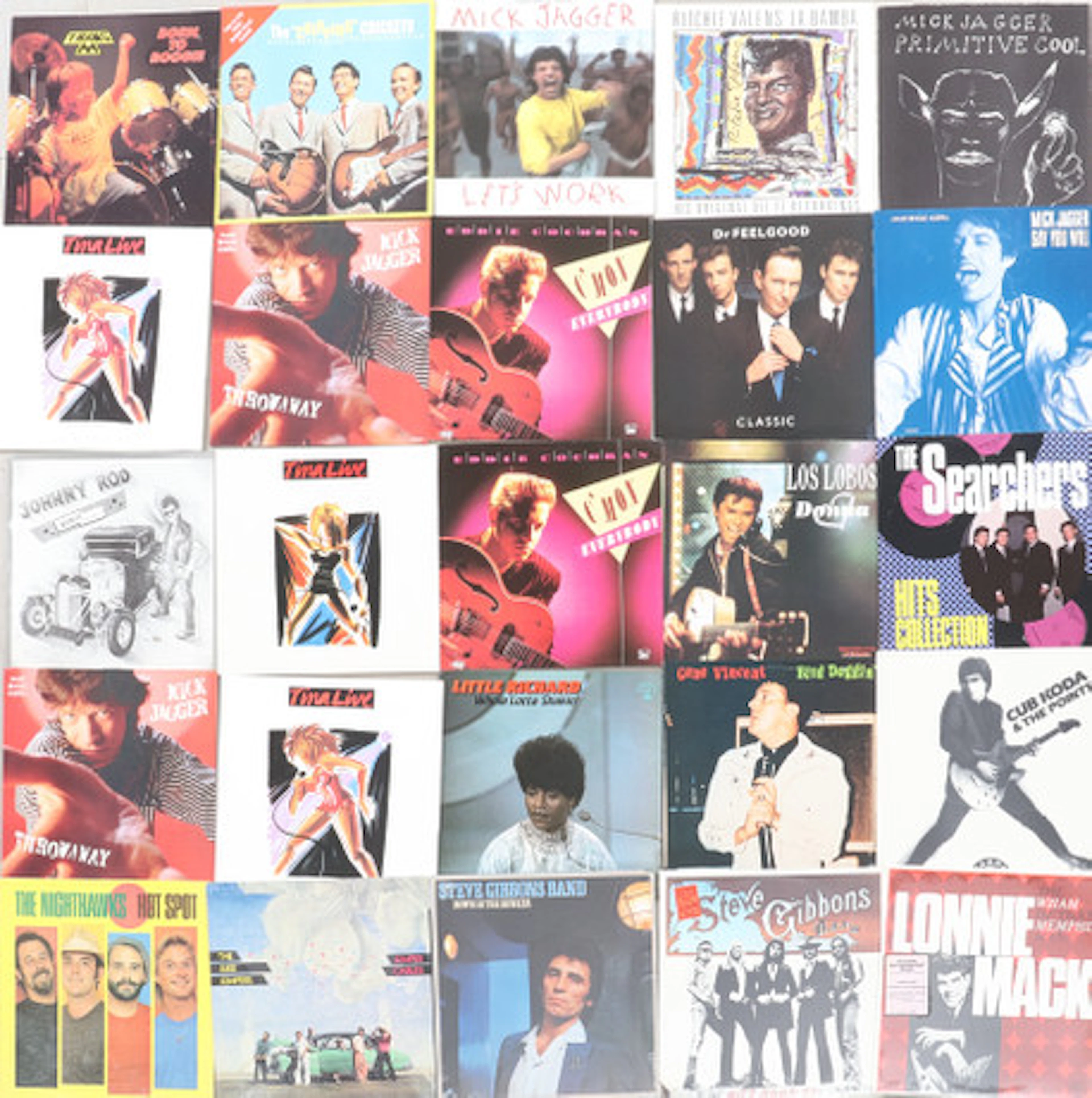 VINYLSKIVOR, 25 stycken, Rock.