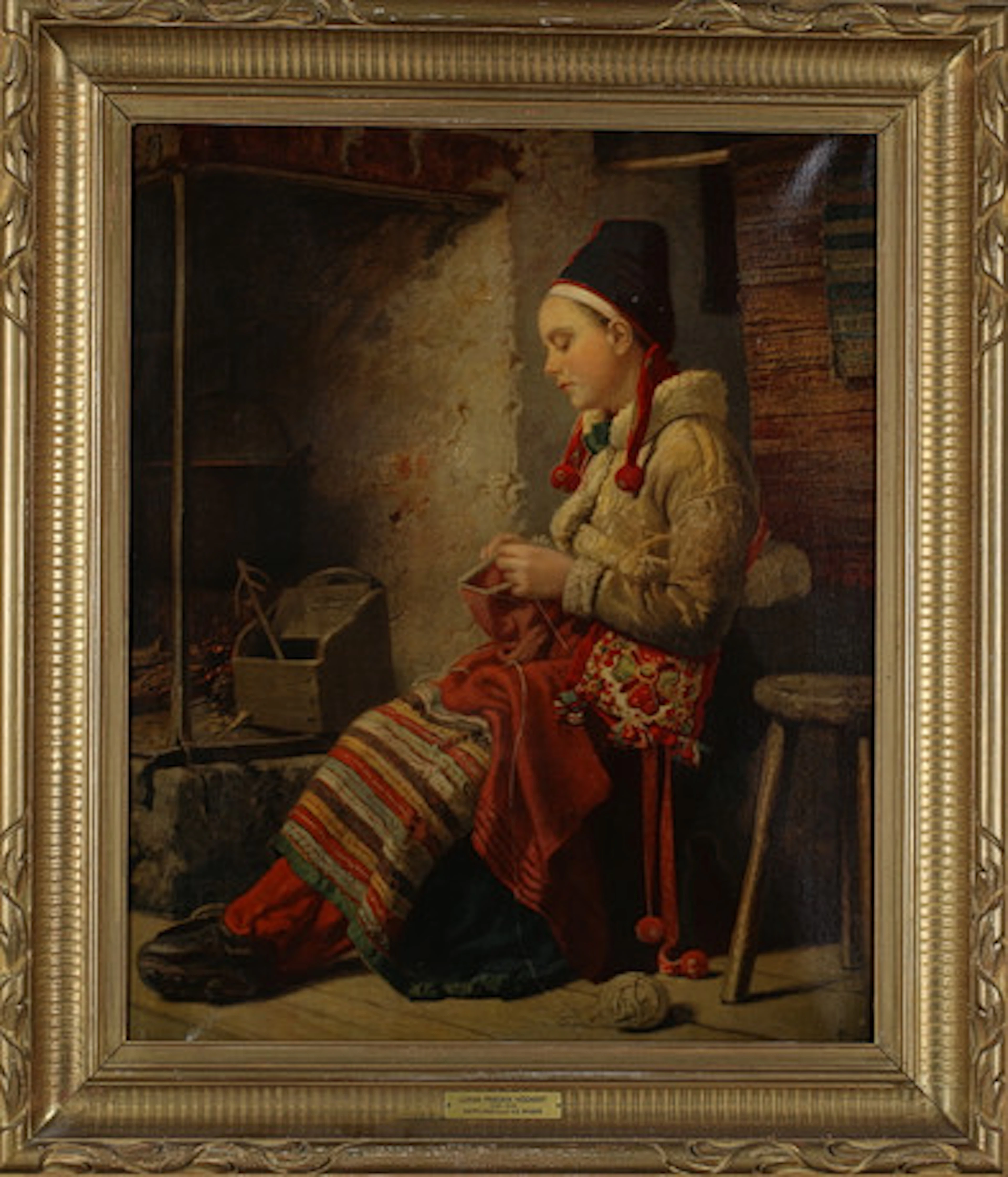 JOHAN FREDRIK HÖCKERT. "Rättvikskulla vid …