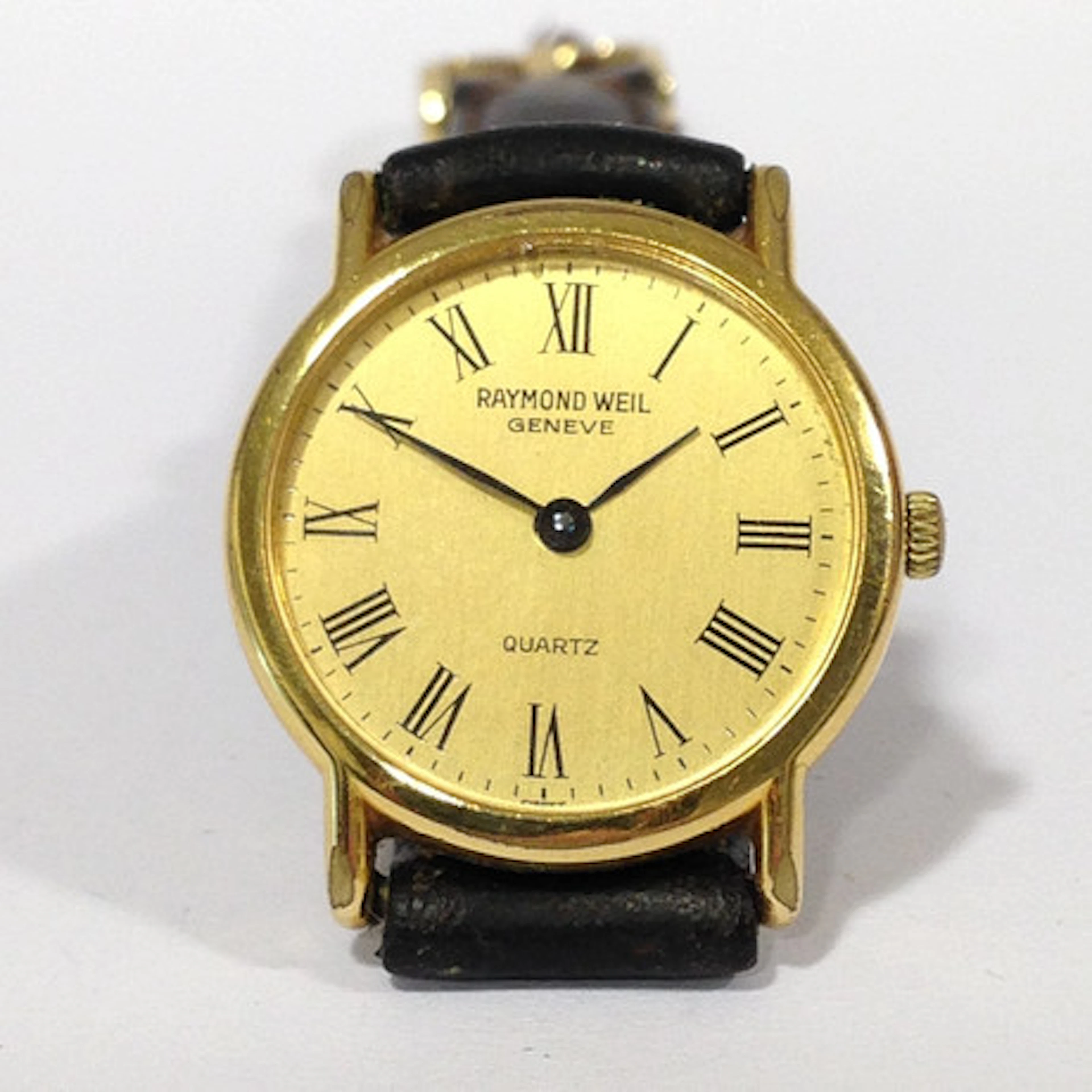 RAYMOND WEIL GULDPLÄTERAD KLOCKA.