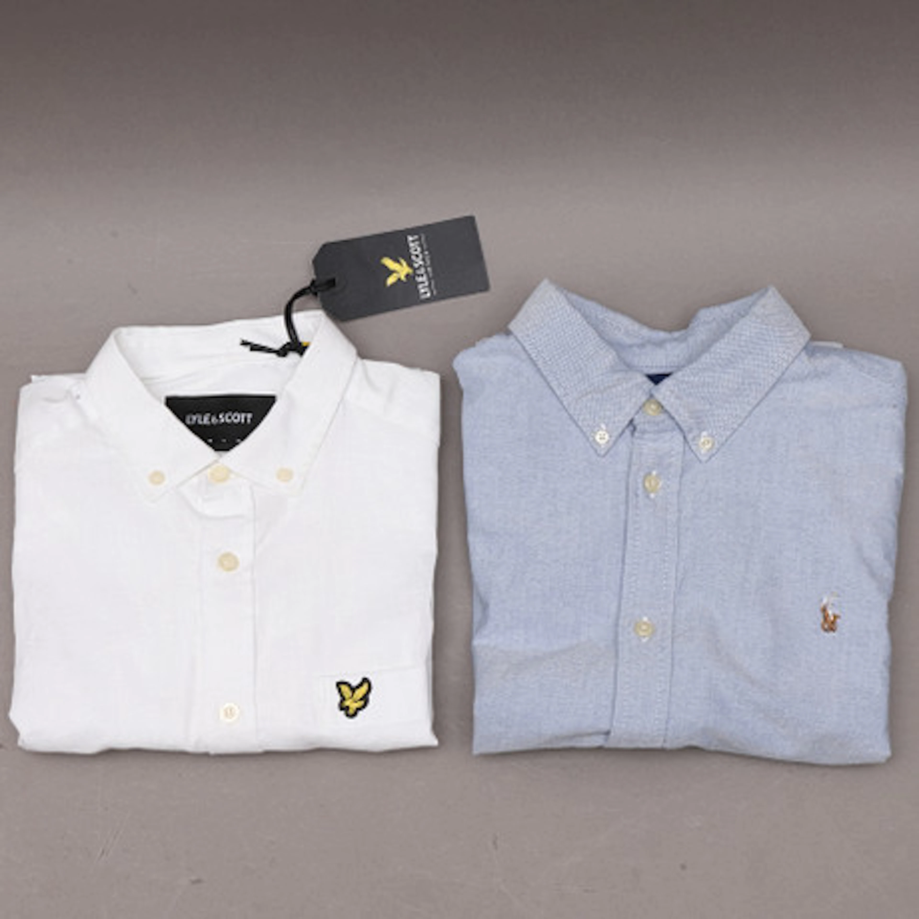 SKJORTOR, 2 st, Lyle & Scott och Ralph Lau…