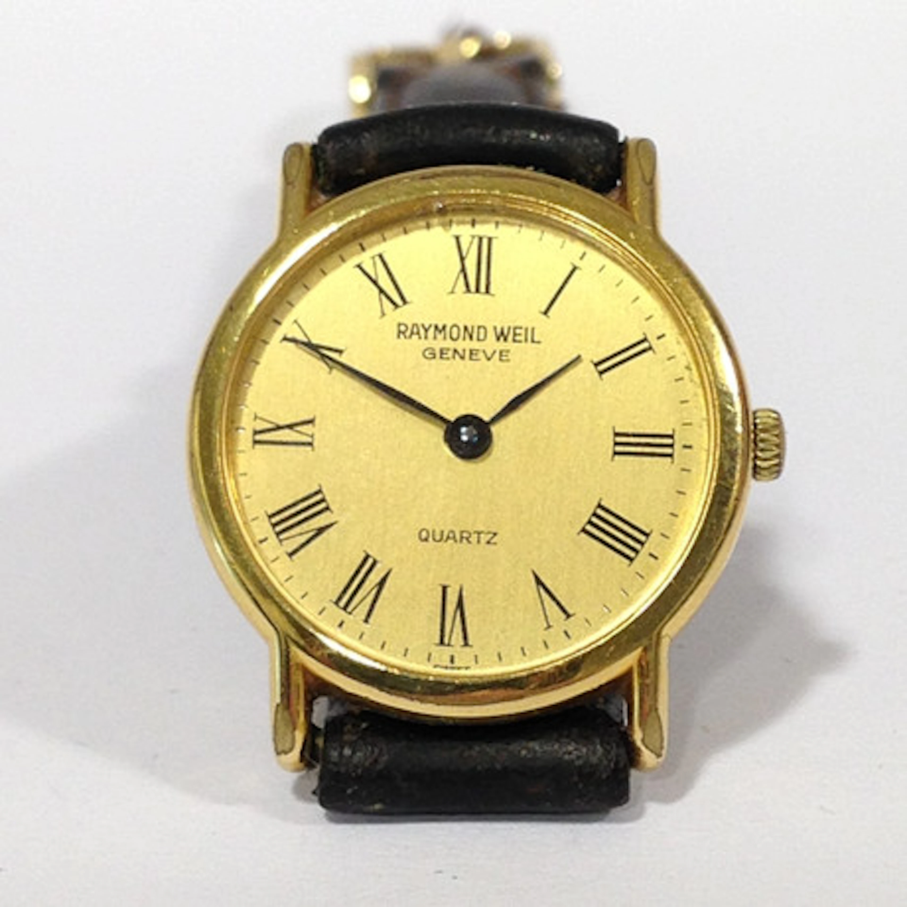RAYMOND WEIL GULDPLÄTERAD KLOCKA.