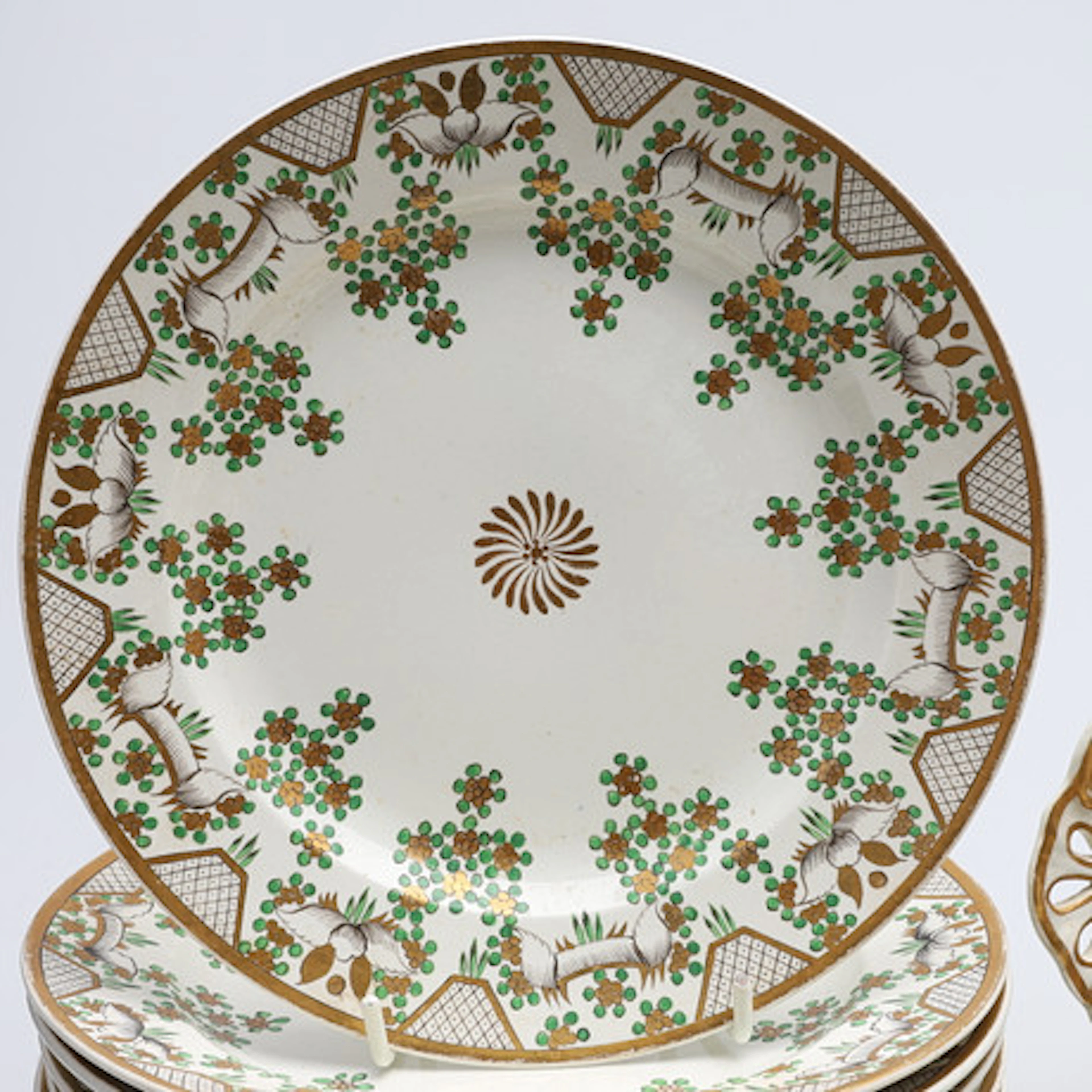 DESSERT SERVIS, porslin, Spode, England 18…